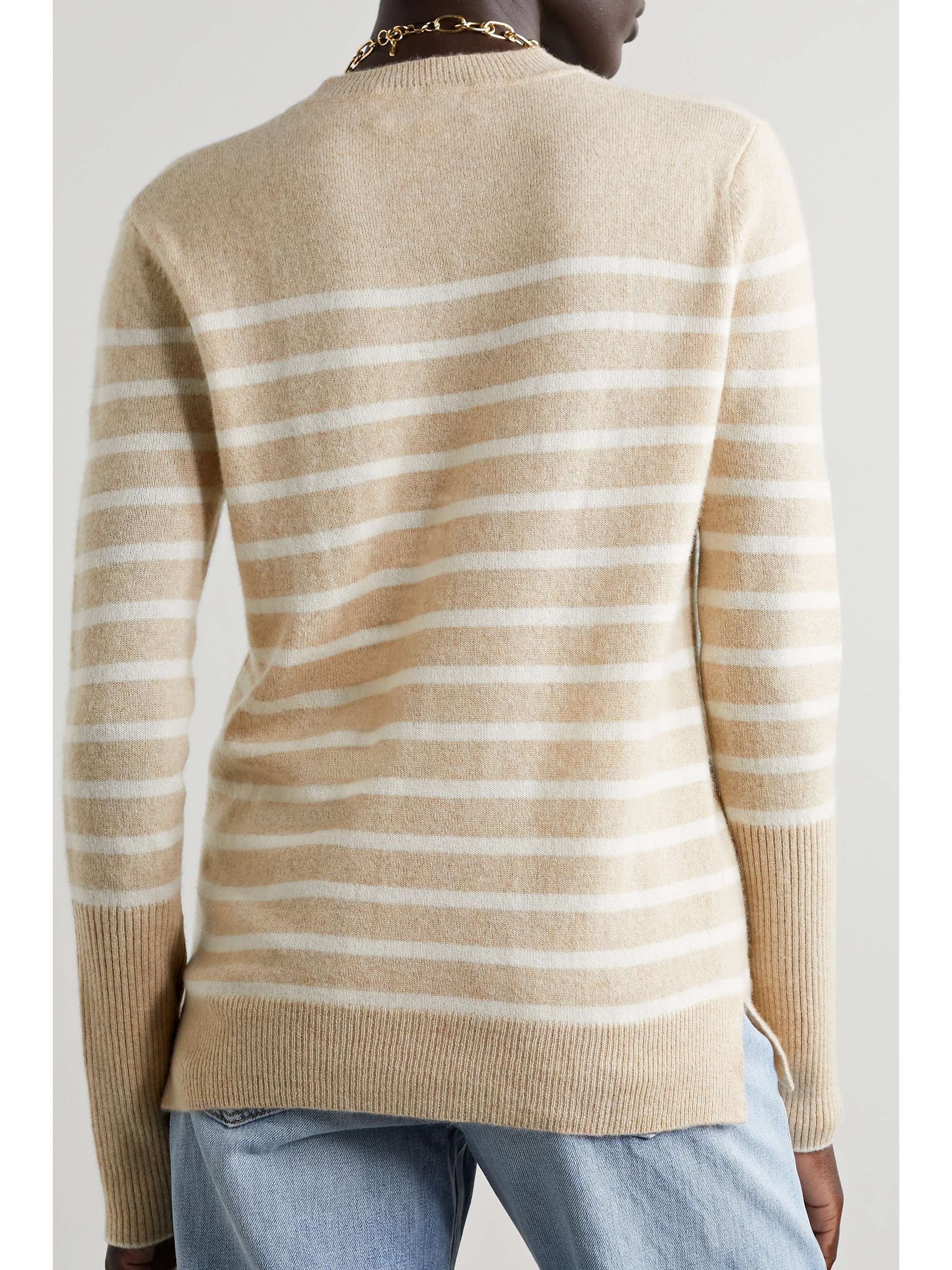LA LIGNE AAA Lean Lines striped cashmere sweater