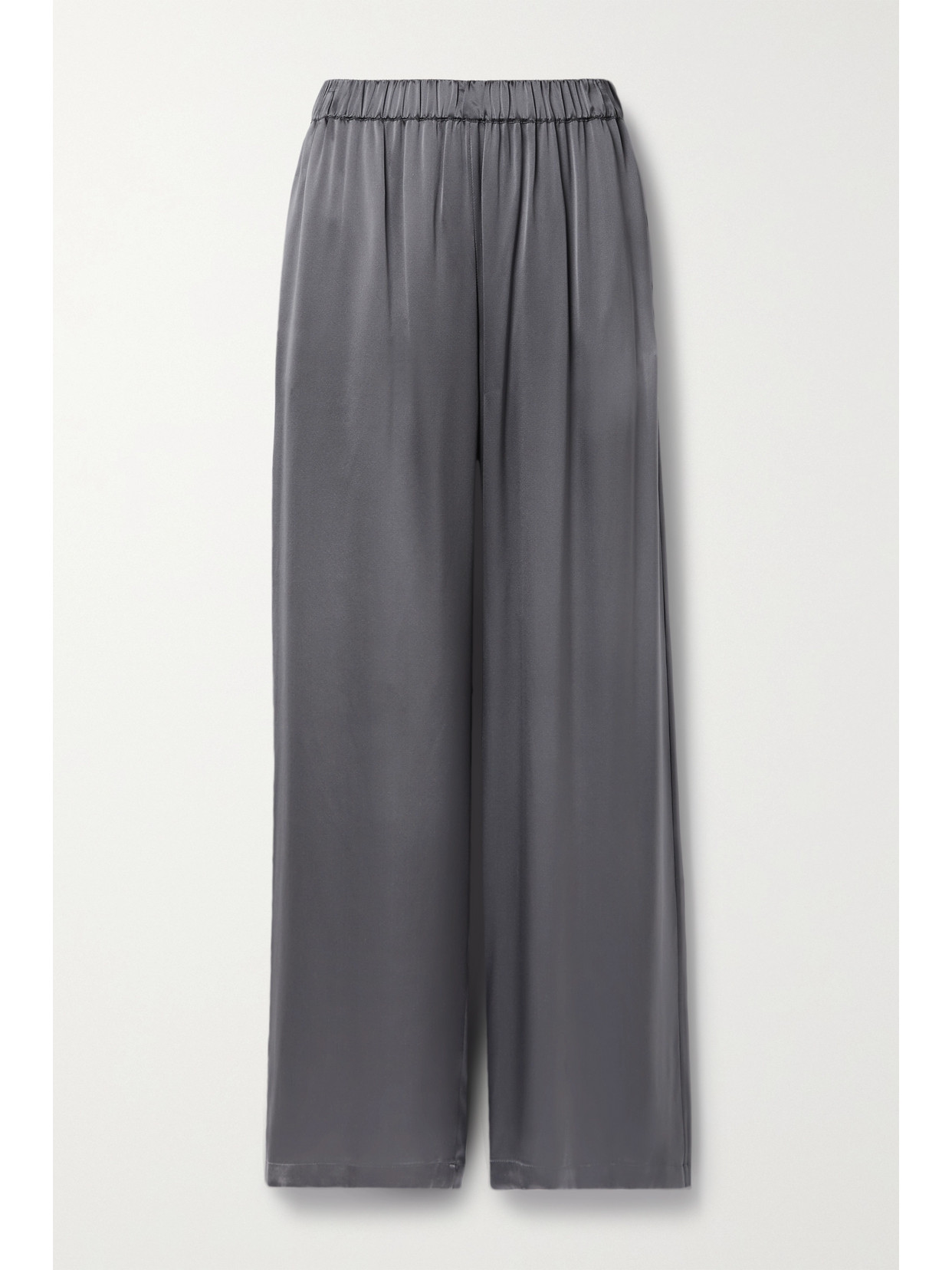 SABLYN DENVER SILK-SATIN WIDE-LEG PANTS