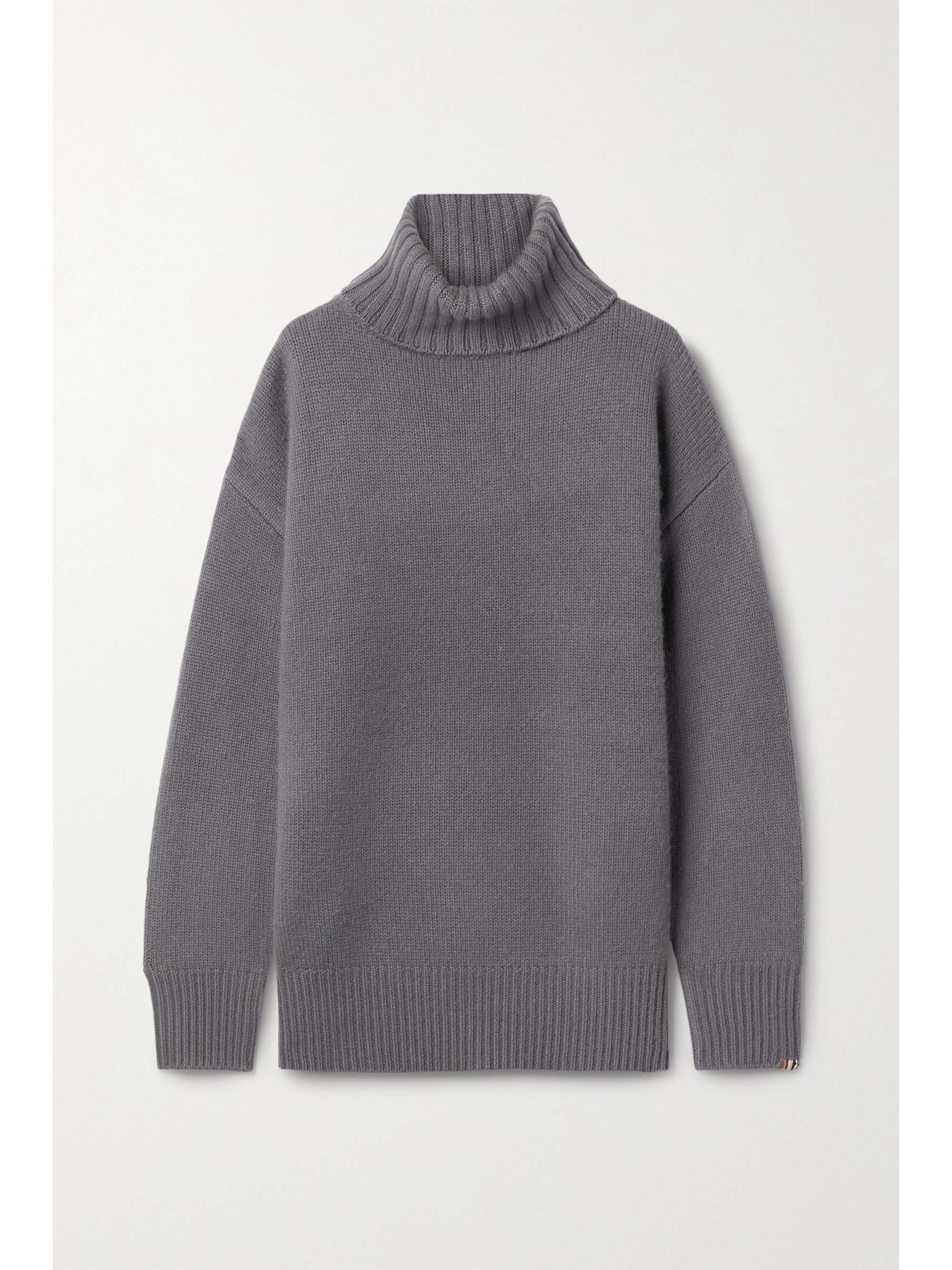 oversized black turtleneck sweater