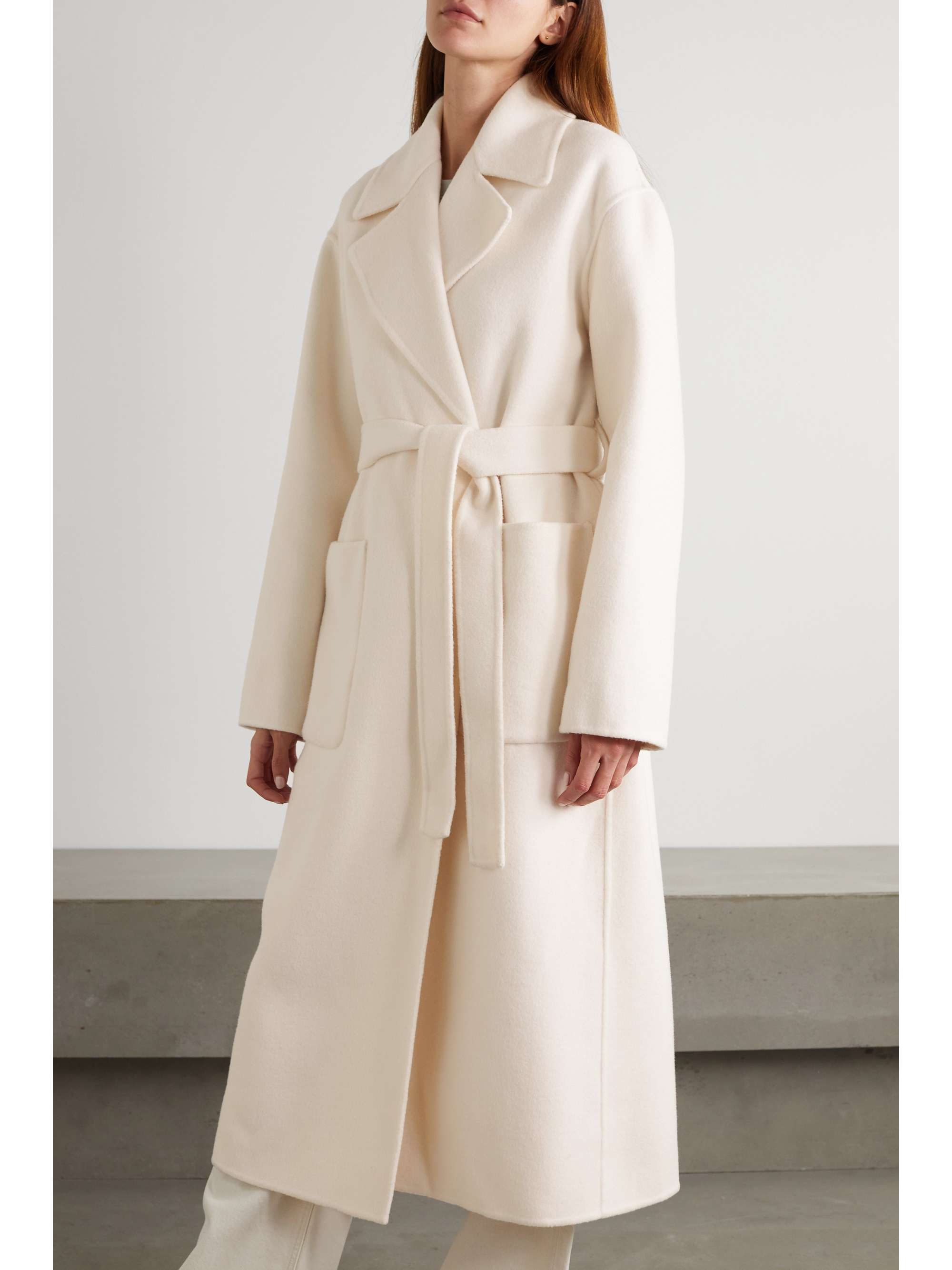 ivory wool coat