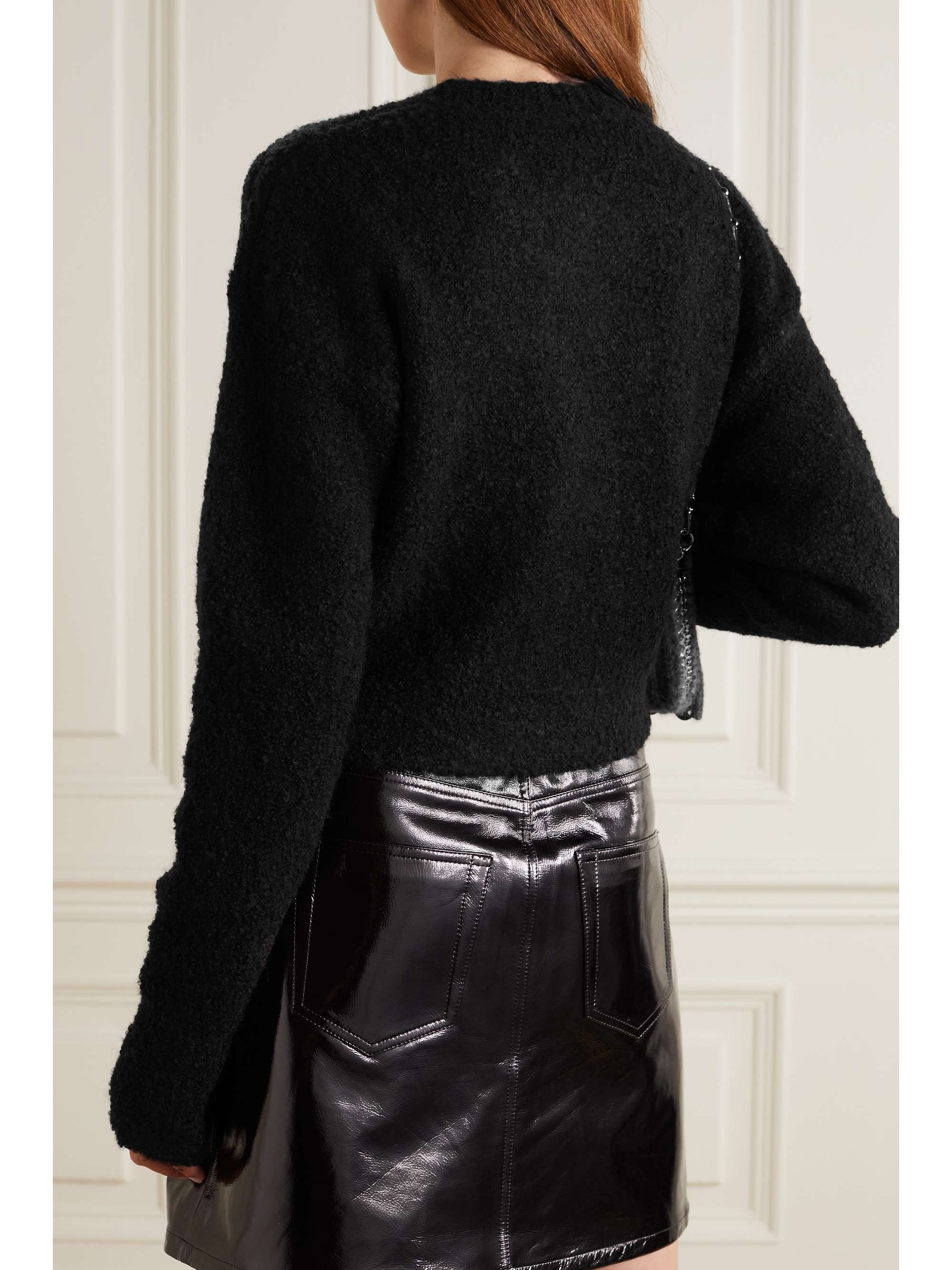 REBECCA VALLANCE Lupin bouclé-knit cardigan