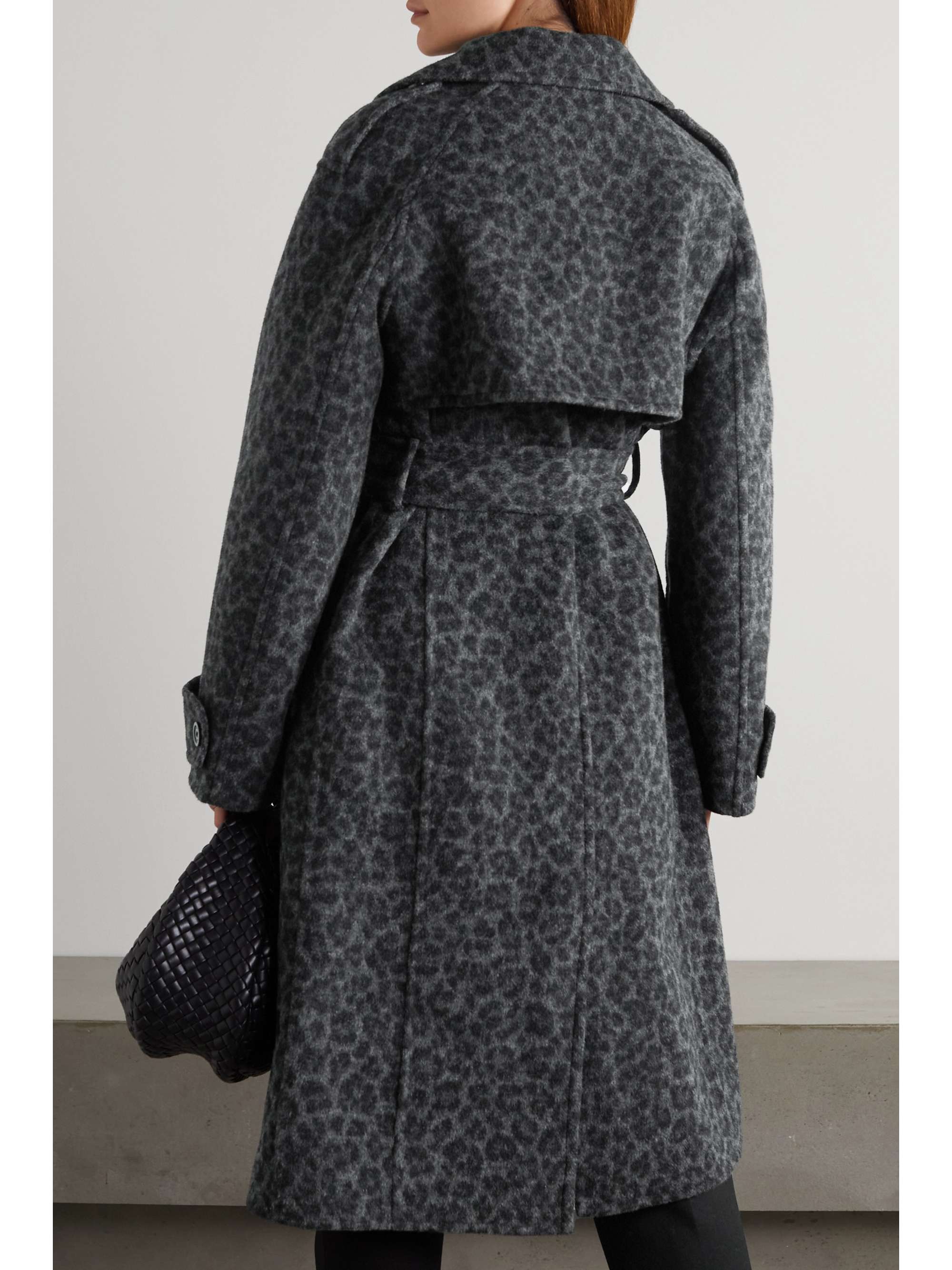 michael kors wool trench coat