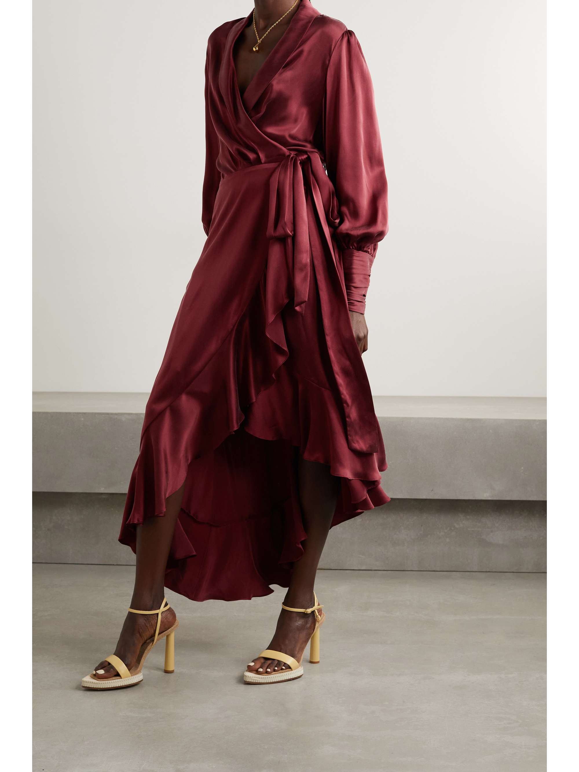 zimmermann wrap dress