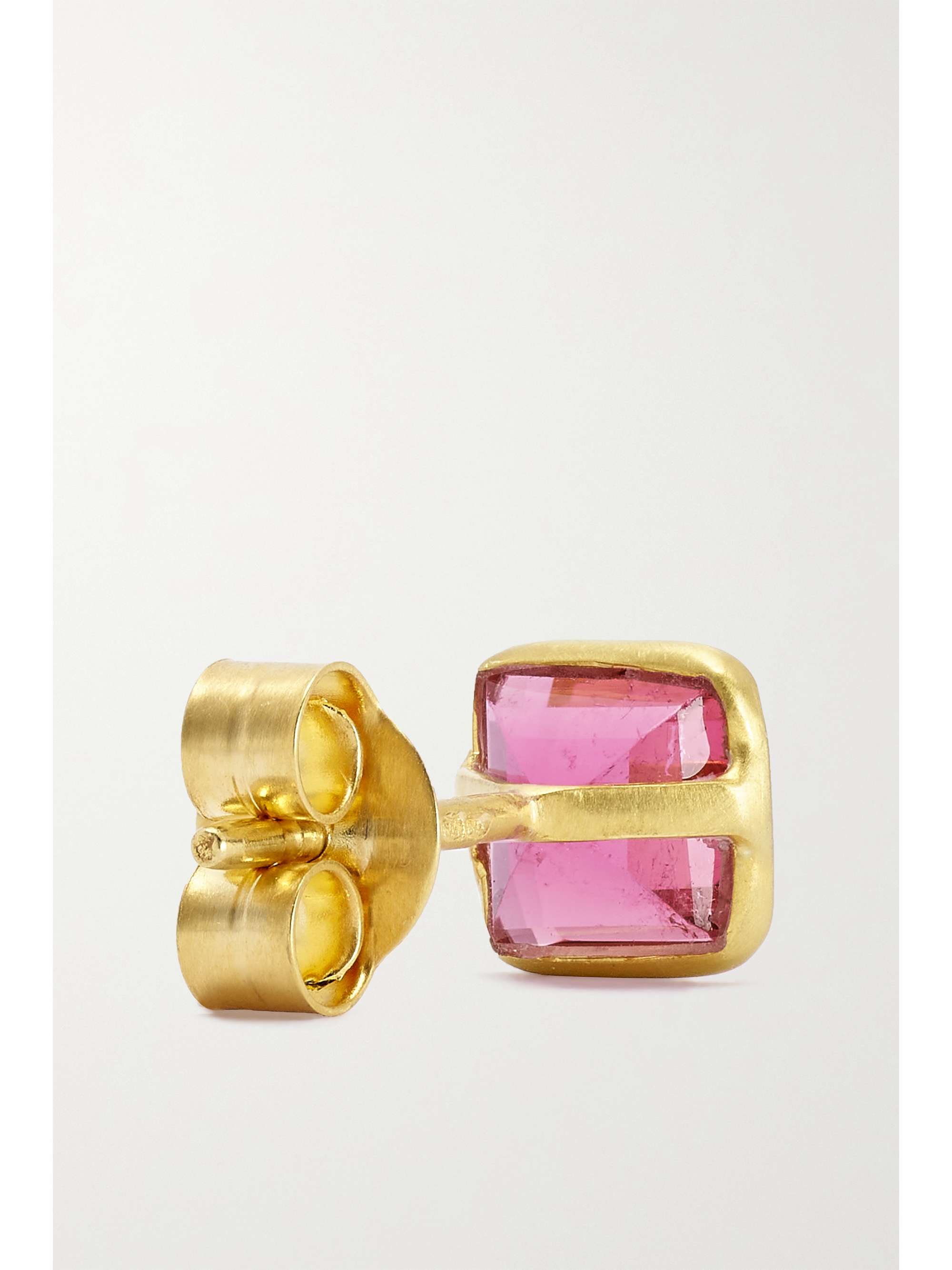 PIPPA SMALL 18-karat gold tourmaline earrings