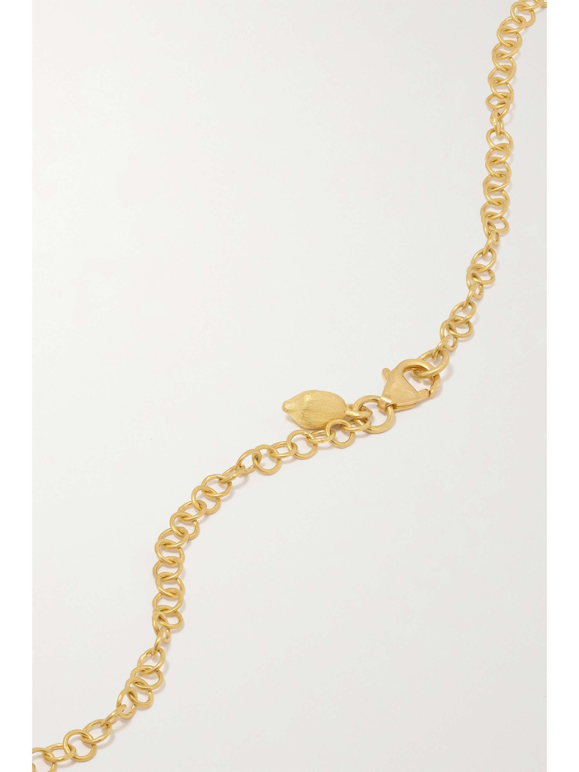 PIPPA SMALL 18-karat gold tourmaline necklace