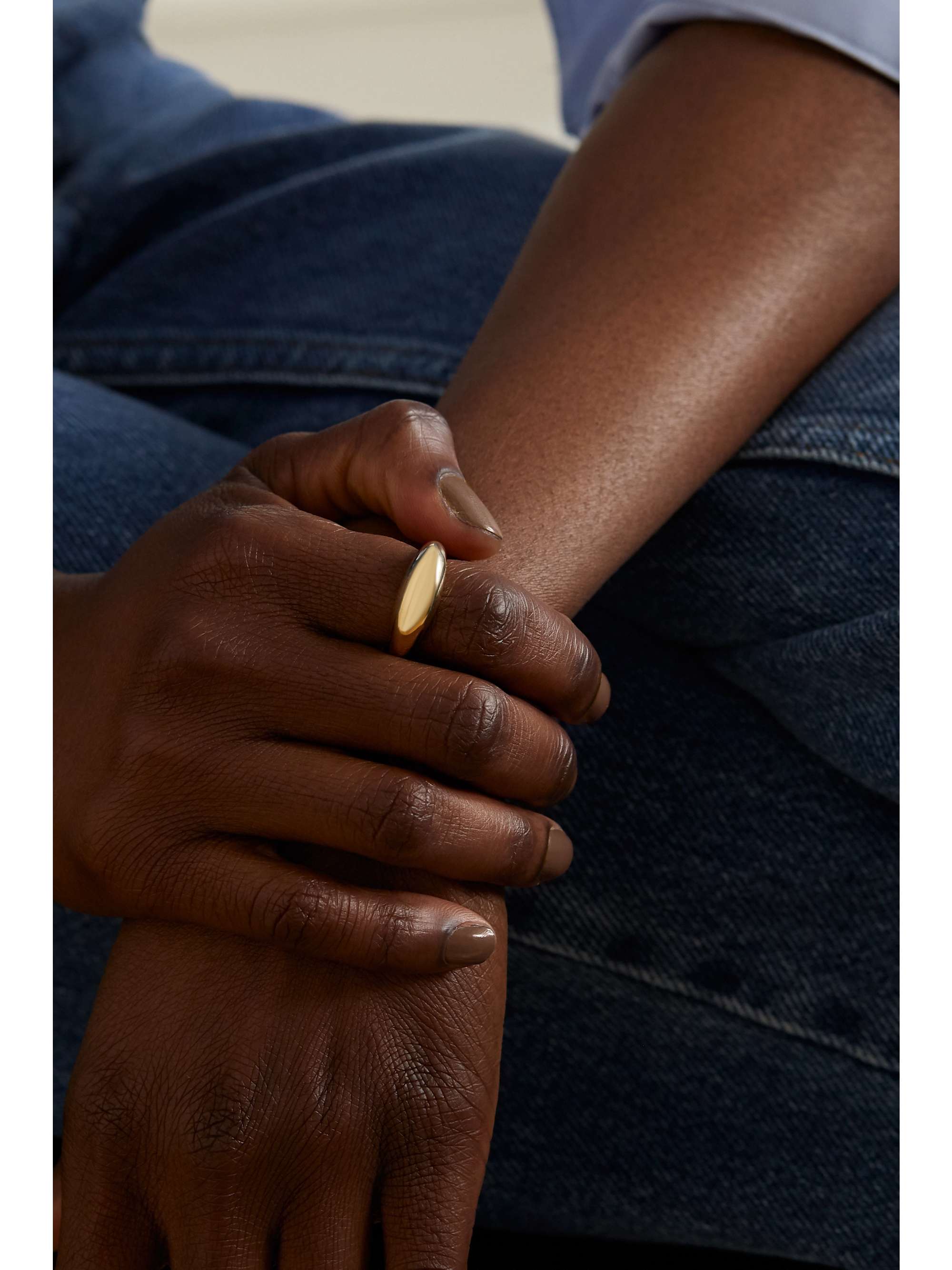 MELISSA KAYE Remi 18-karat gold ring