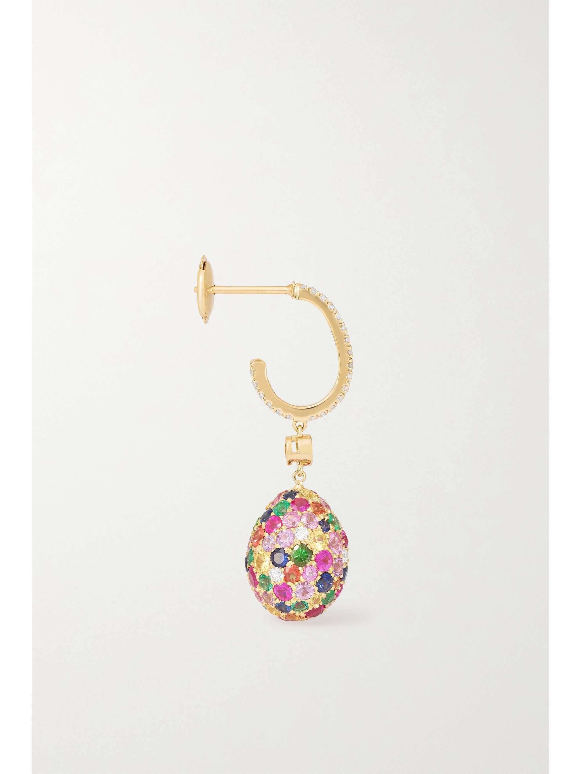 FABERGÉ Emotion Ei-Ohrringe aus 18 Karat Gold mit mehreren Steinen
