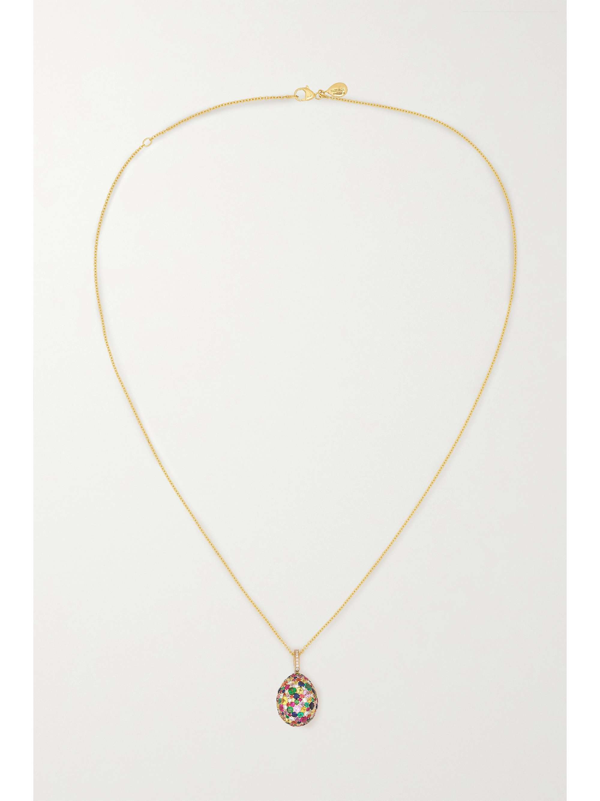 FABERGÉ Emotion 18-karat gold multi-stone necklace