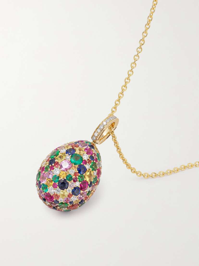 Fabergé Emotion 18-karat  Multi-stone Necklace