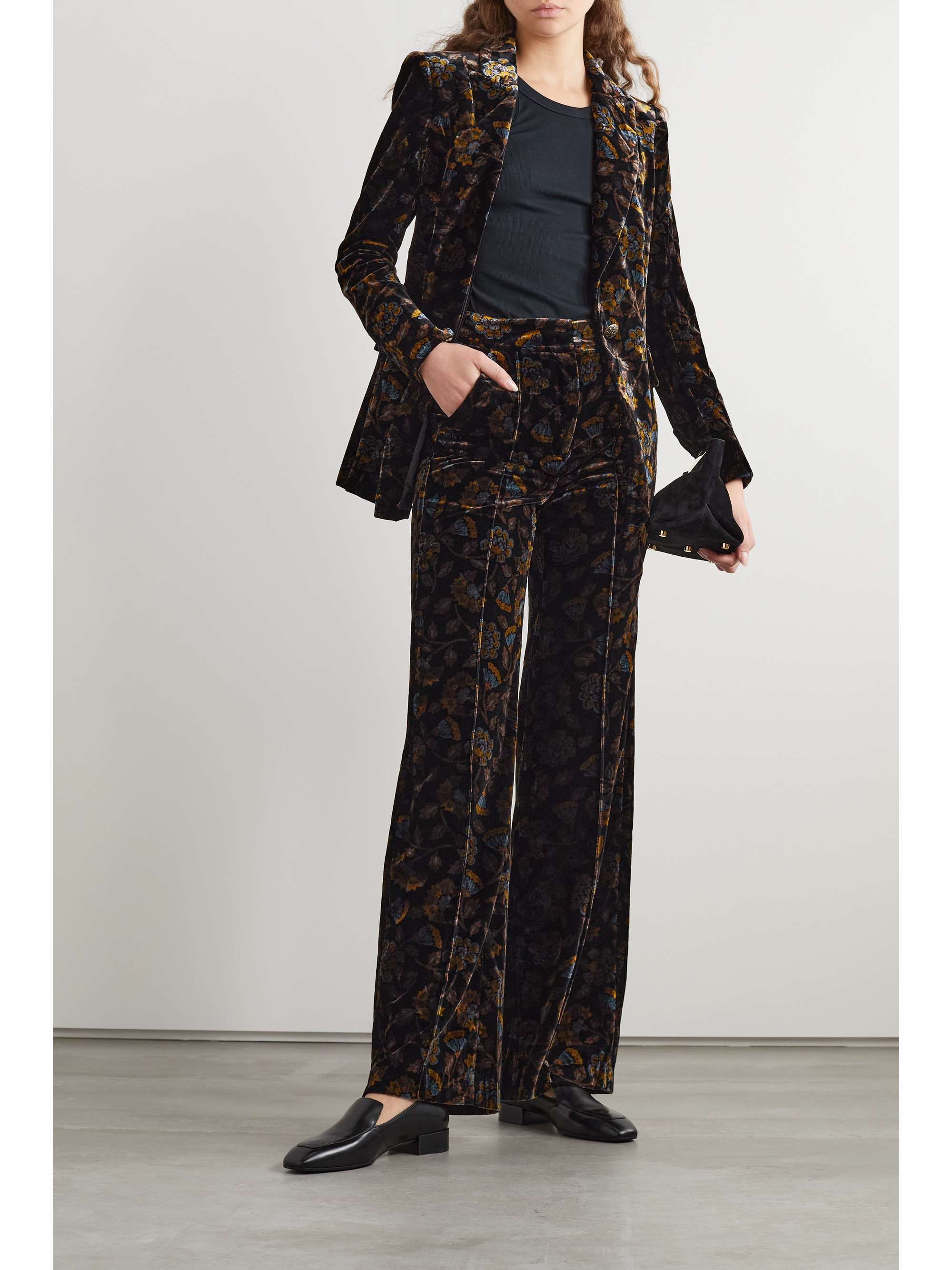 Veronica beard velvet blazer Clearance