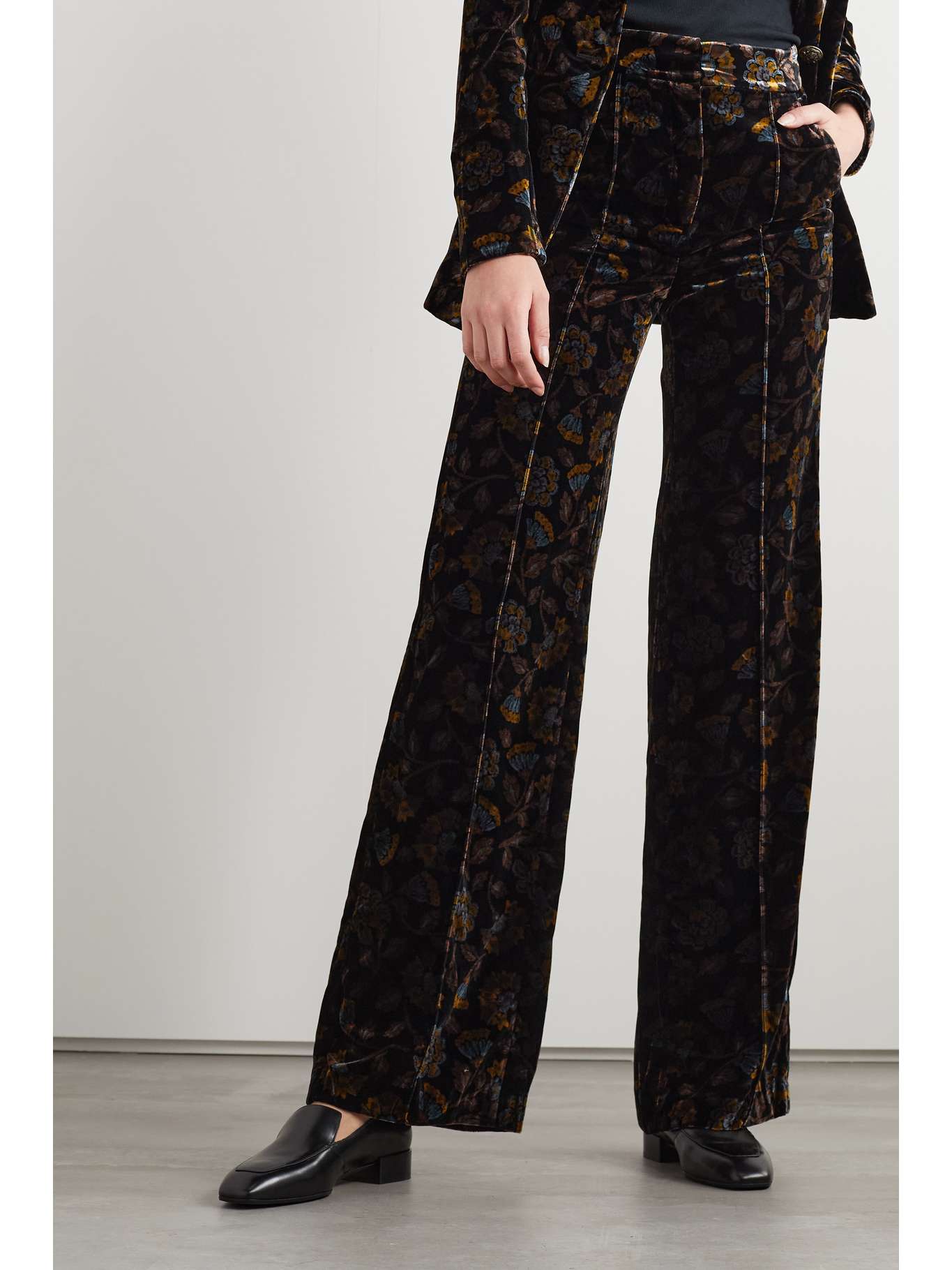 veronica beard velvet pants