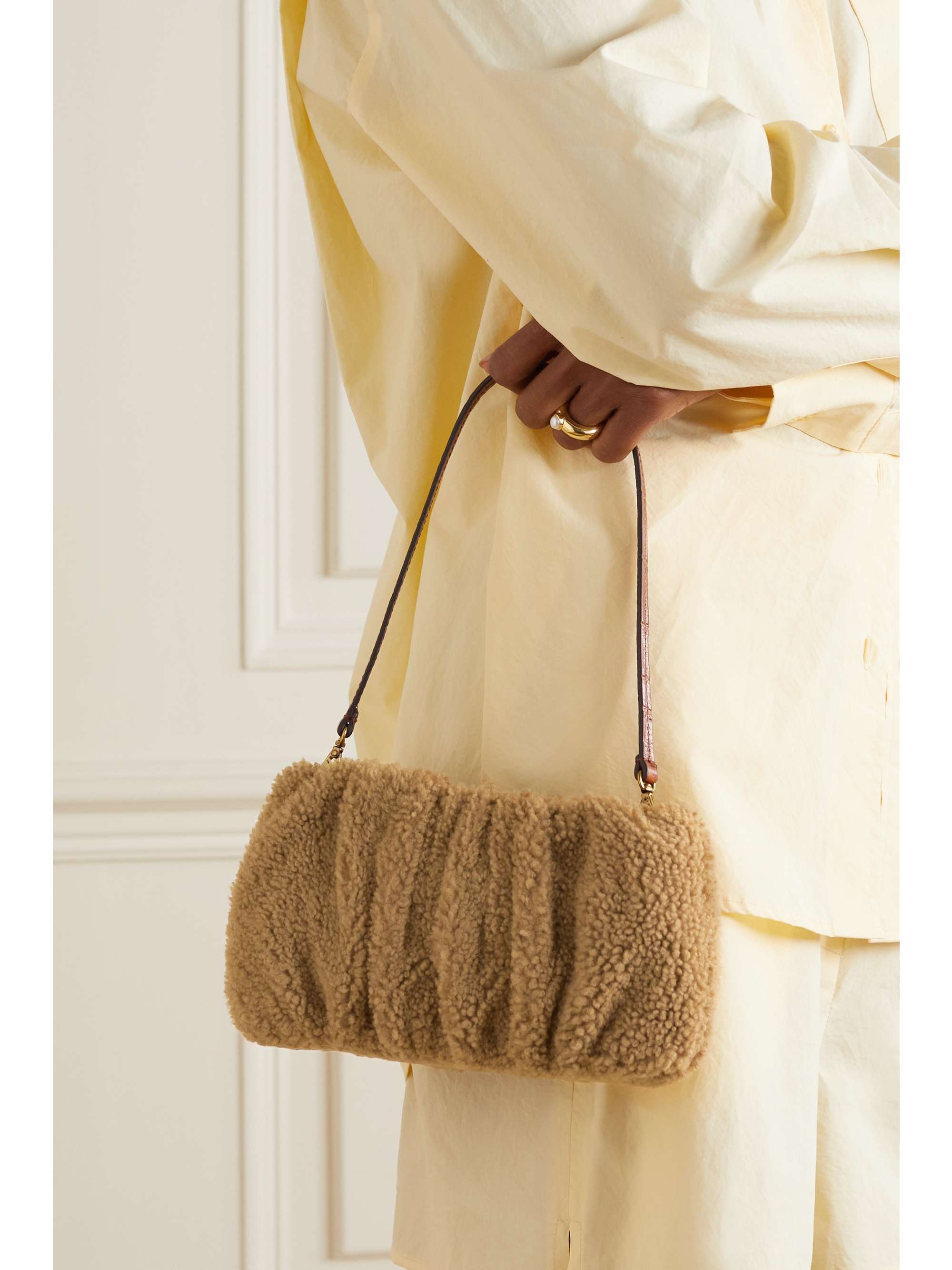 shearling bag