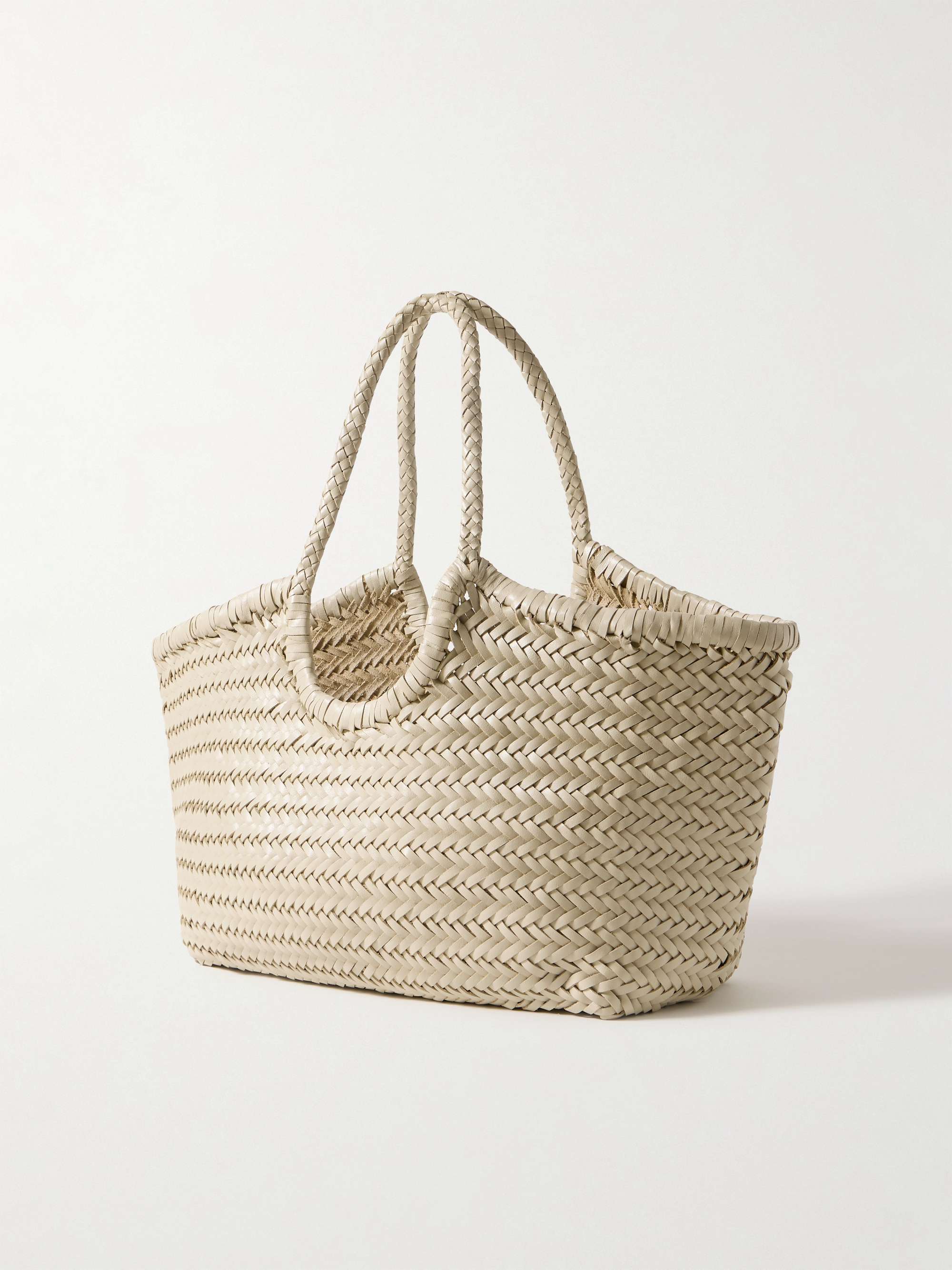 DRAGON DIFFUSION Nantucket large woven leather tote