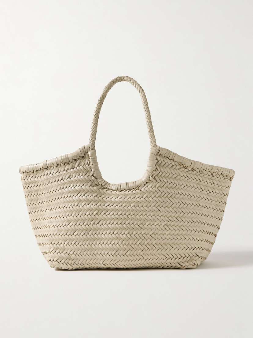 Dragon Diffusion Nantucket Large Woven Leather Tote