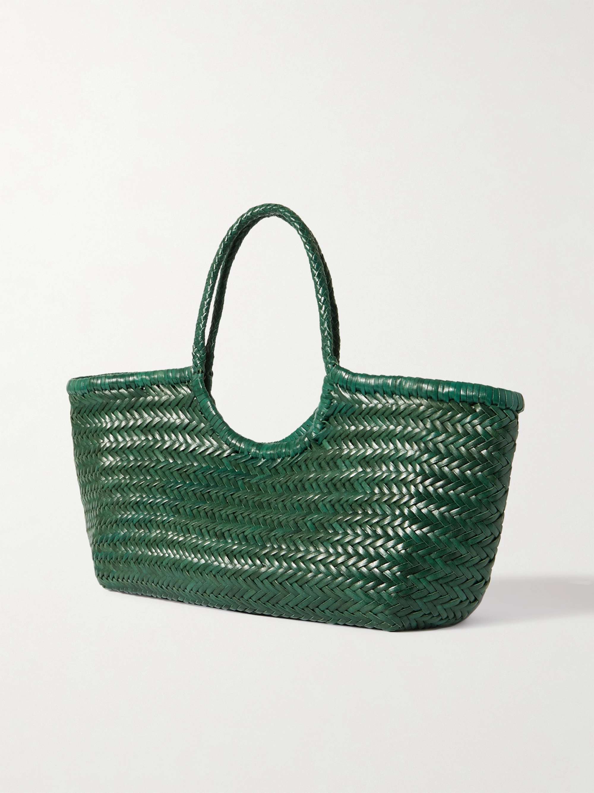 DRAGON DIFFUSION Nantucket large woven leather tote