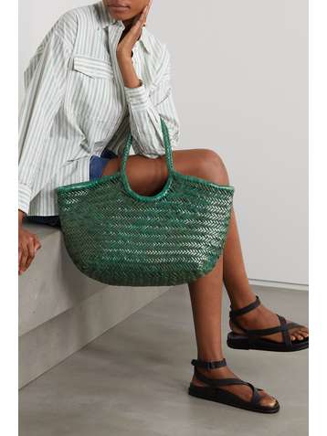 Harvey Nichols - Dragon Diffusion's woven bag is best worn with earthy  tones on sweet Saturday afternoons, just like Monikh.