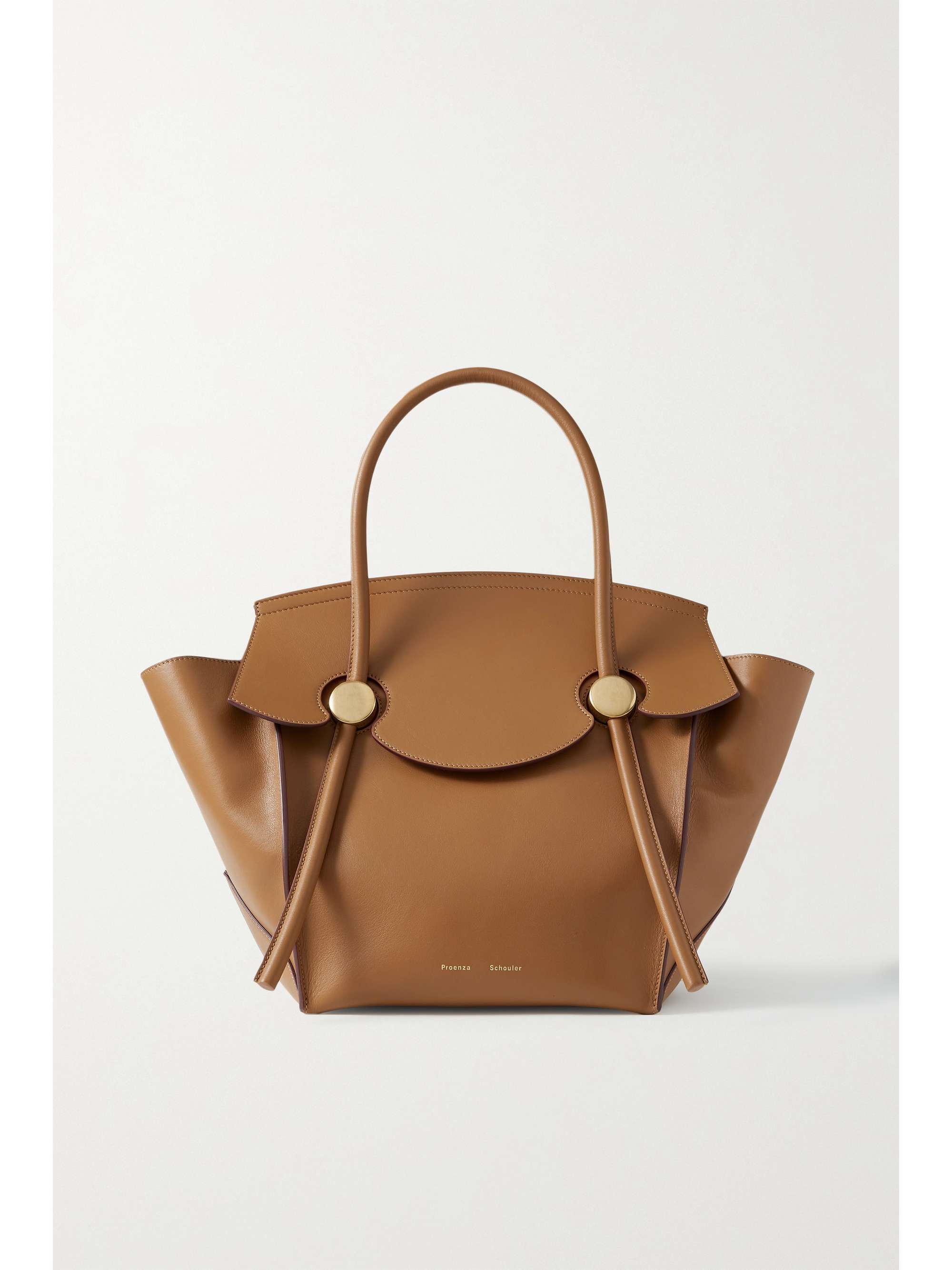light leather tote