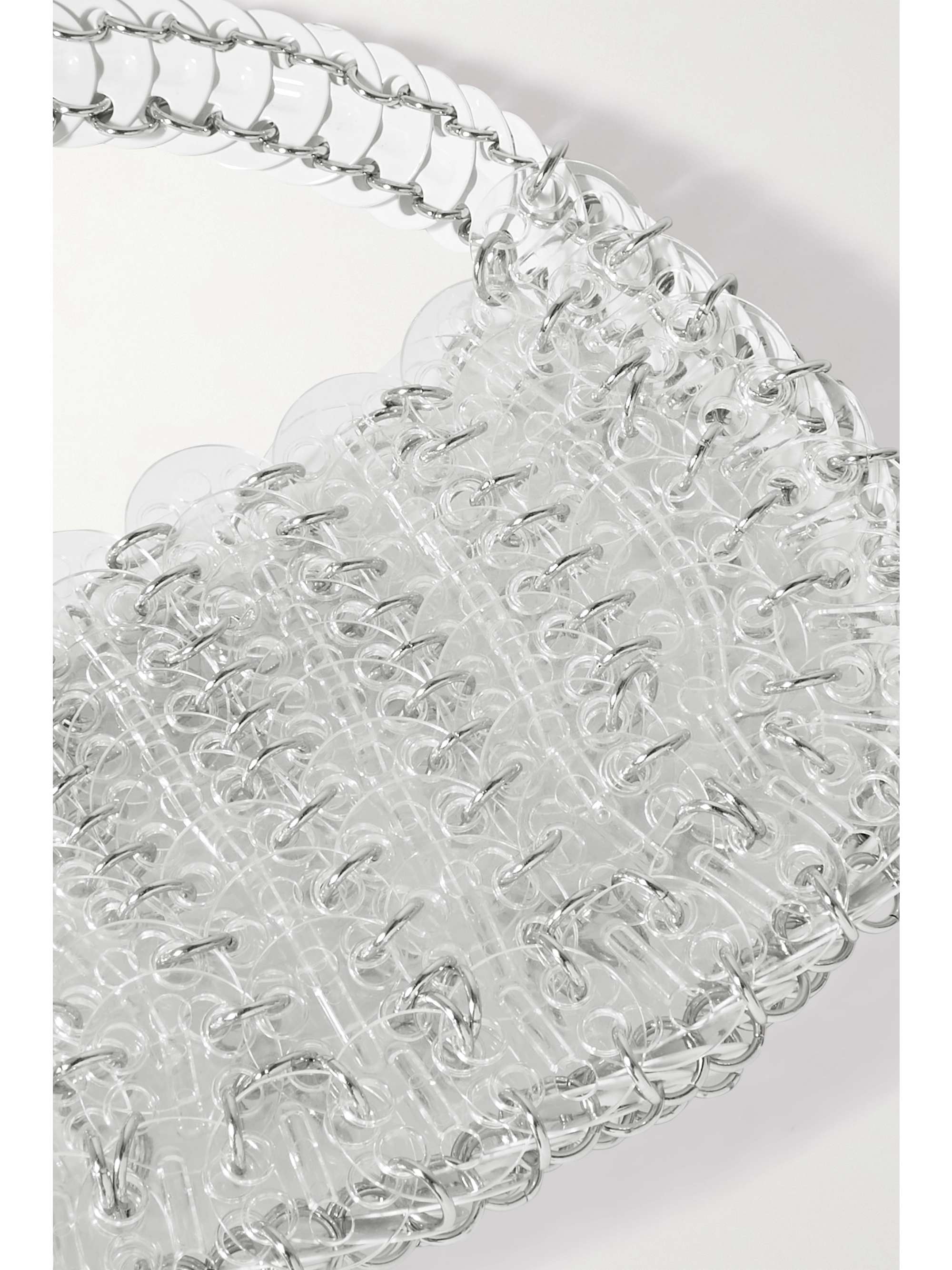 PACO RABANNE 1969 mini embellished chainmail tote