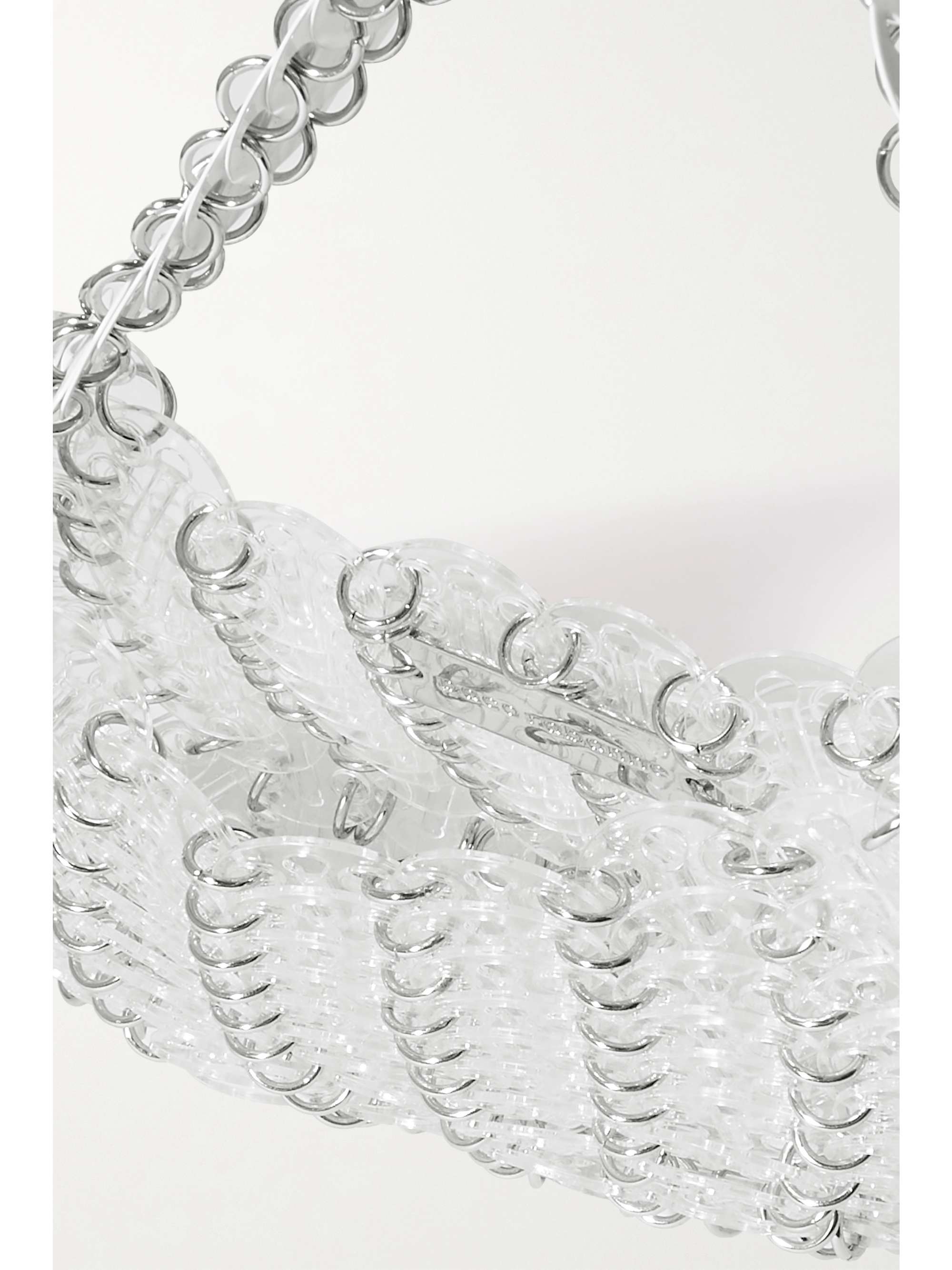 PACO RABANNE 1969 mini embellished chainmail tote