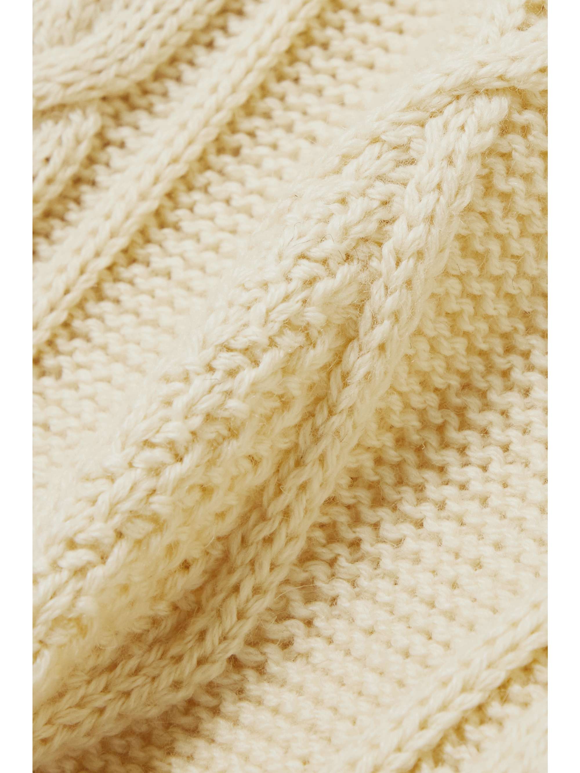 &DAUGHTER + NET SUSTAIN Aoife cable-knit wool sweater