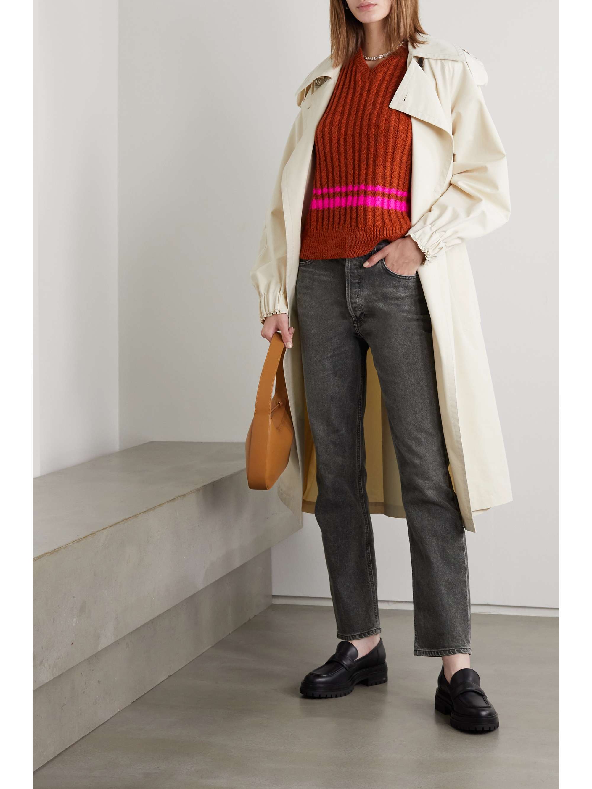 GOLDSIGN Morgan high-rise straight-leg jeans