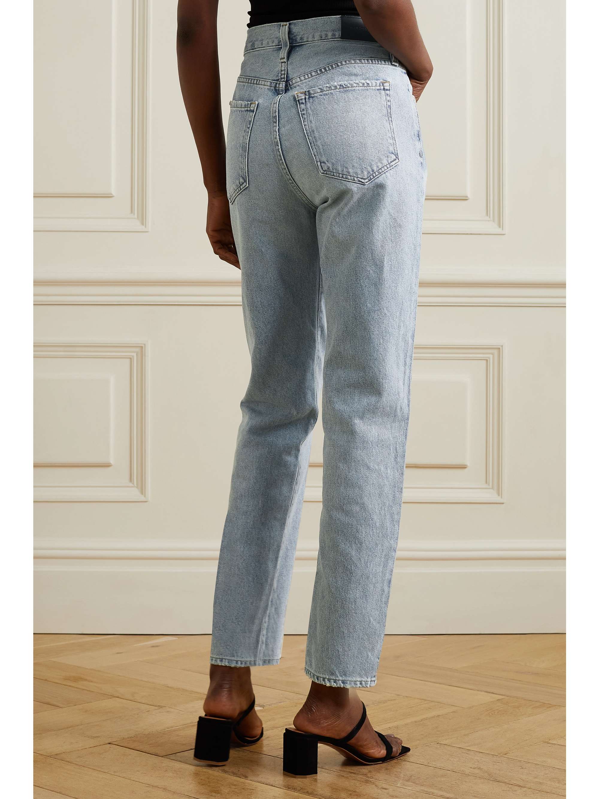 GOLDSIGN Harper mid-rise straight-leg jeans | NET-A-PORTER