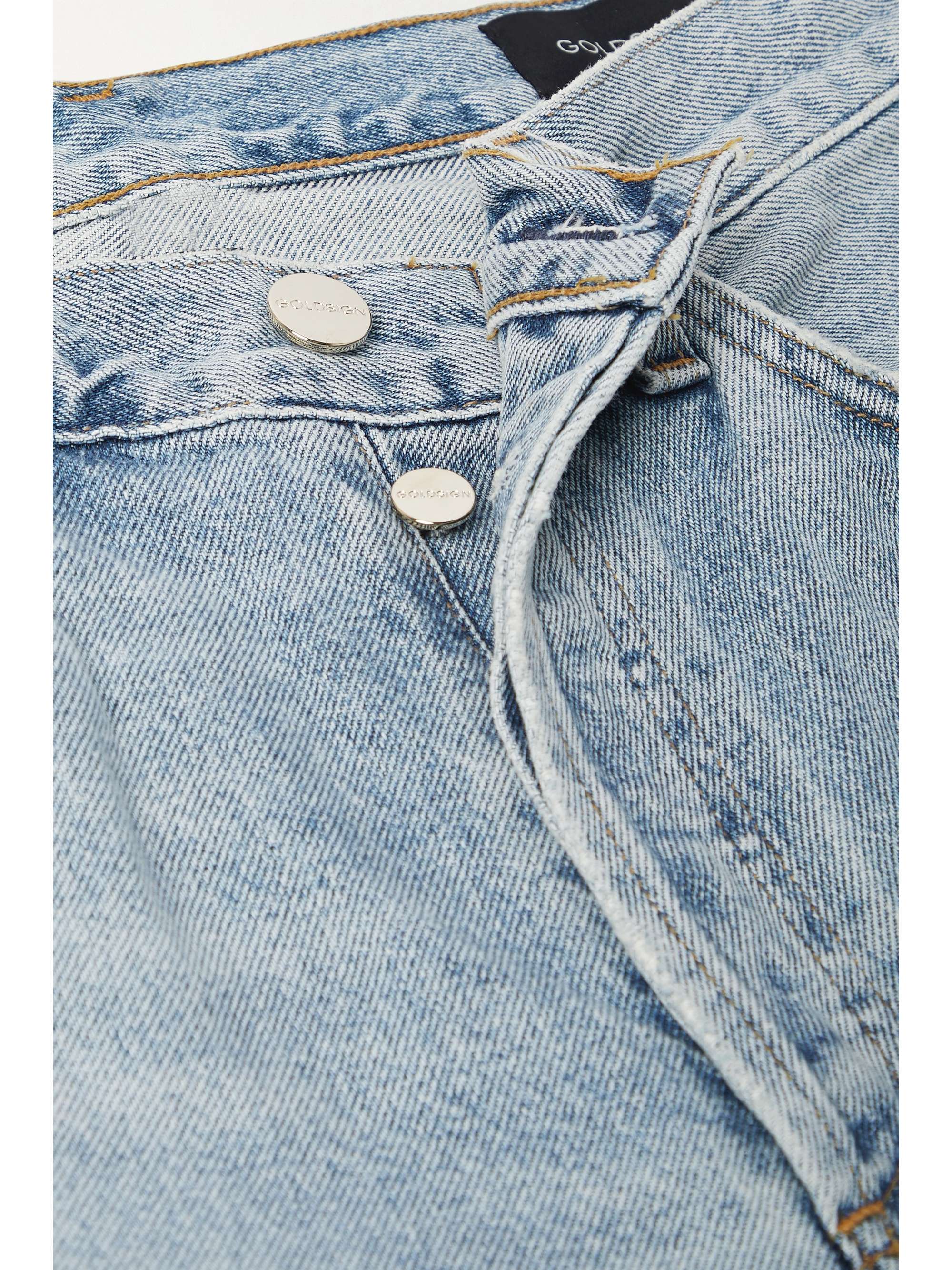GOLDSIGN Harper mid-rise straight-leg jeans