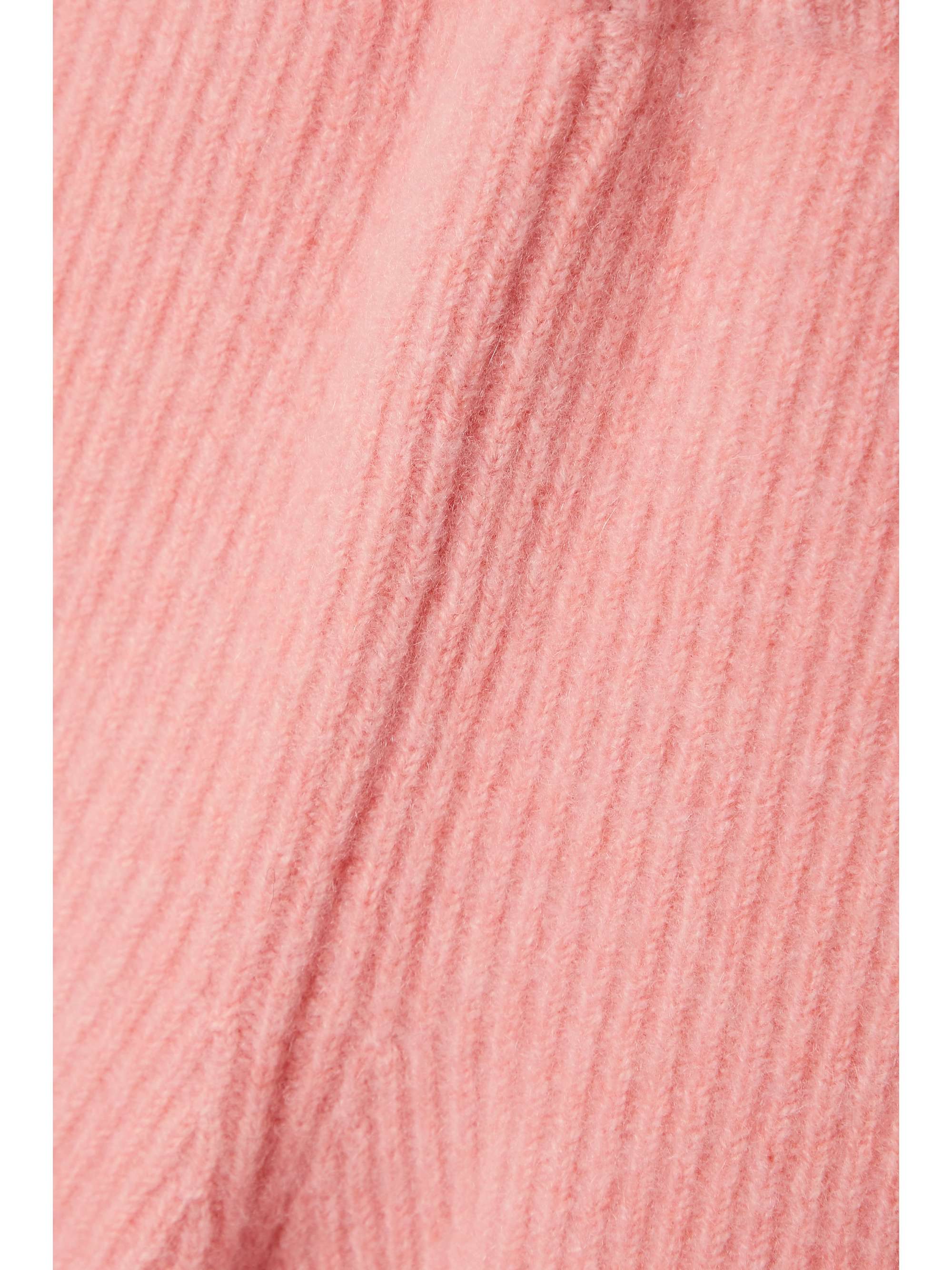 THE ELDER STATESMAN Ribbed cashmere shorts