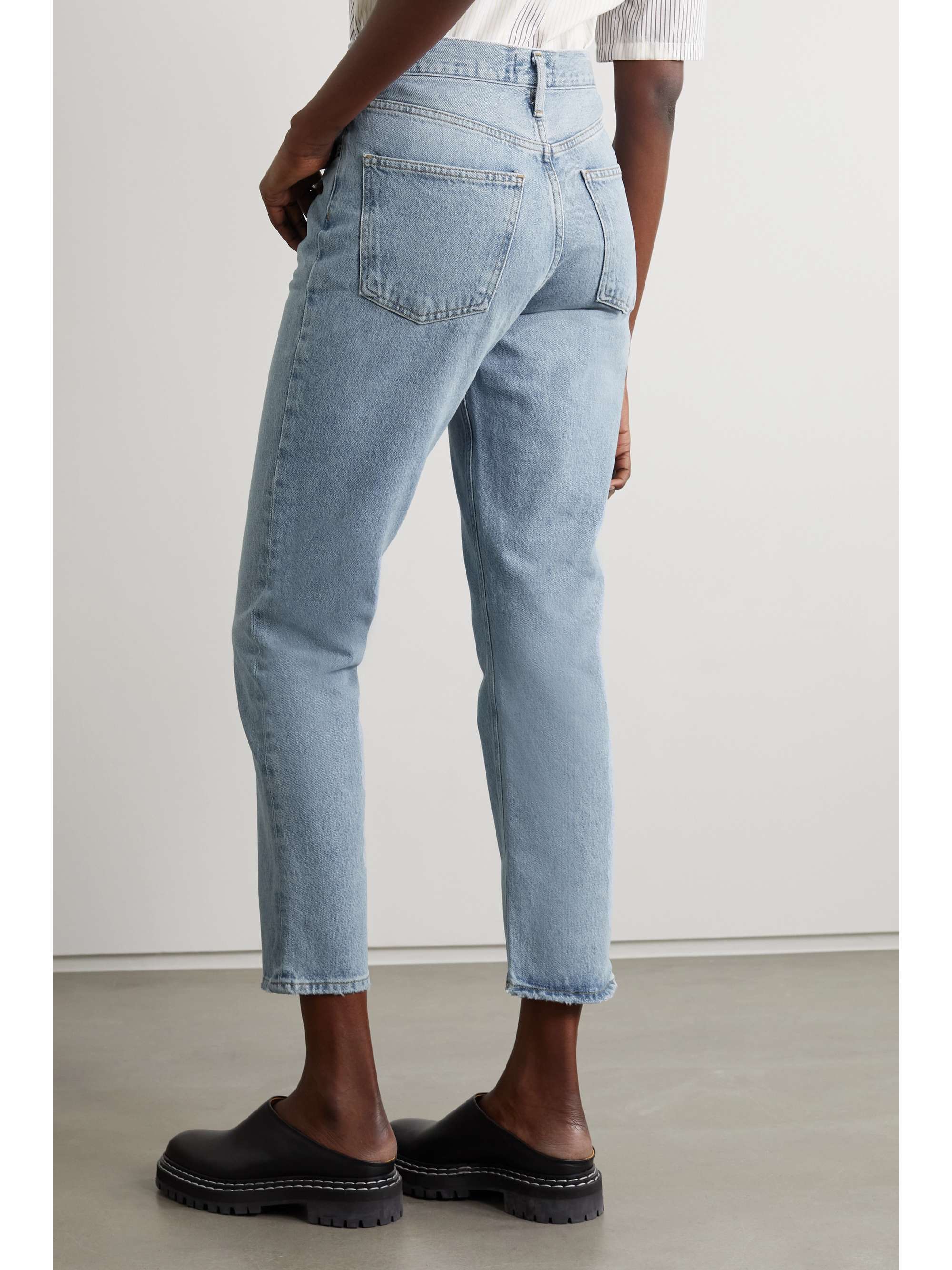 AGOLDE Fen high-rise straight-leg organic jeans