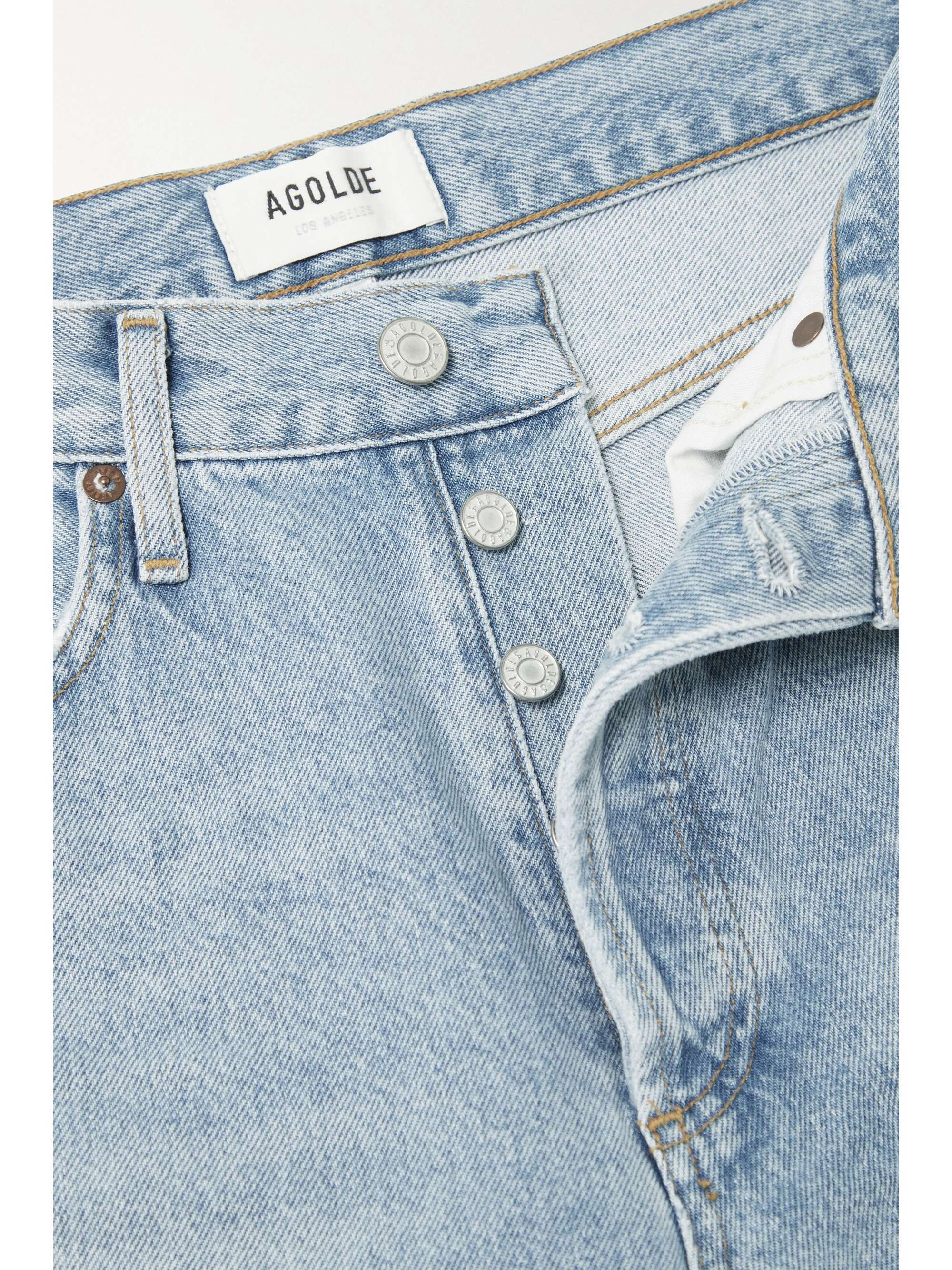 AGOLDE Fen high-rise straight-leg organic jeans
