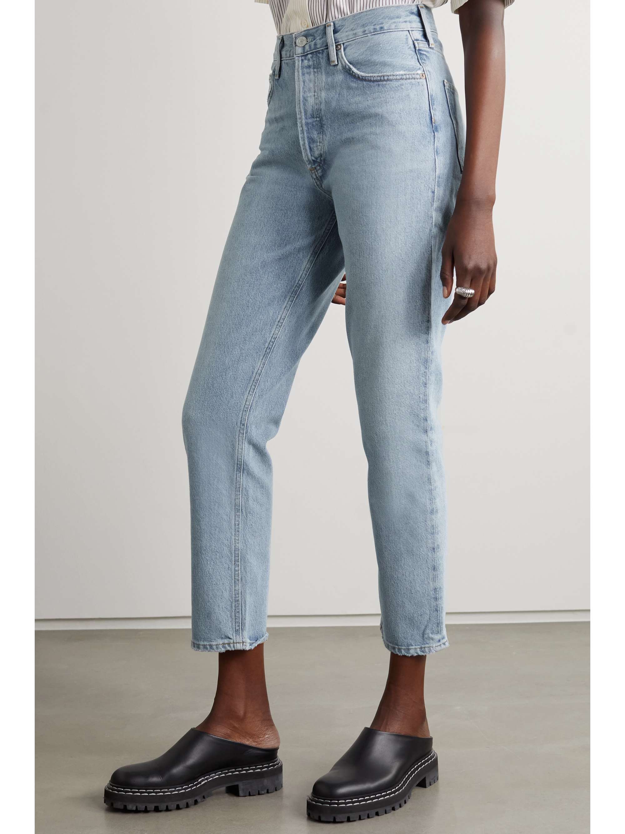AGOLDE Fen high-rise straight-leg organic jeans