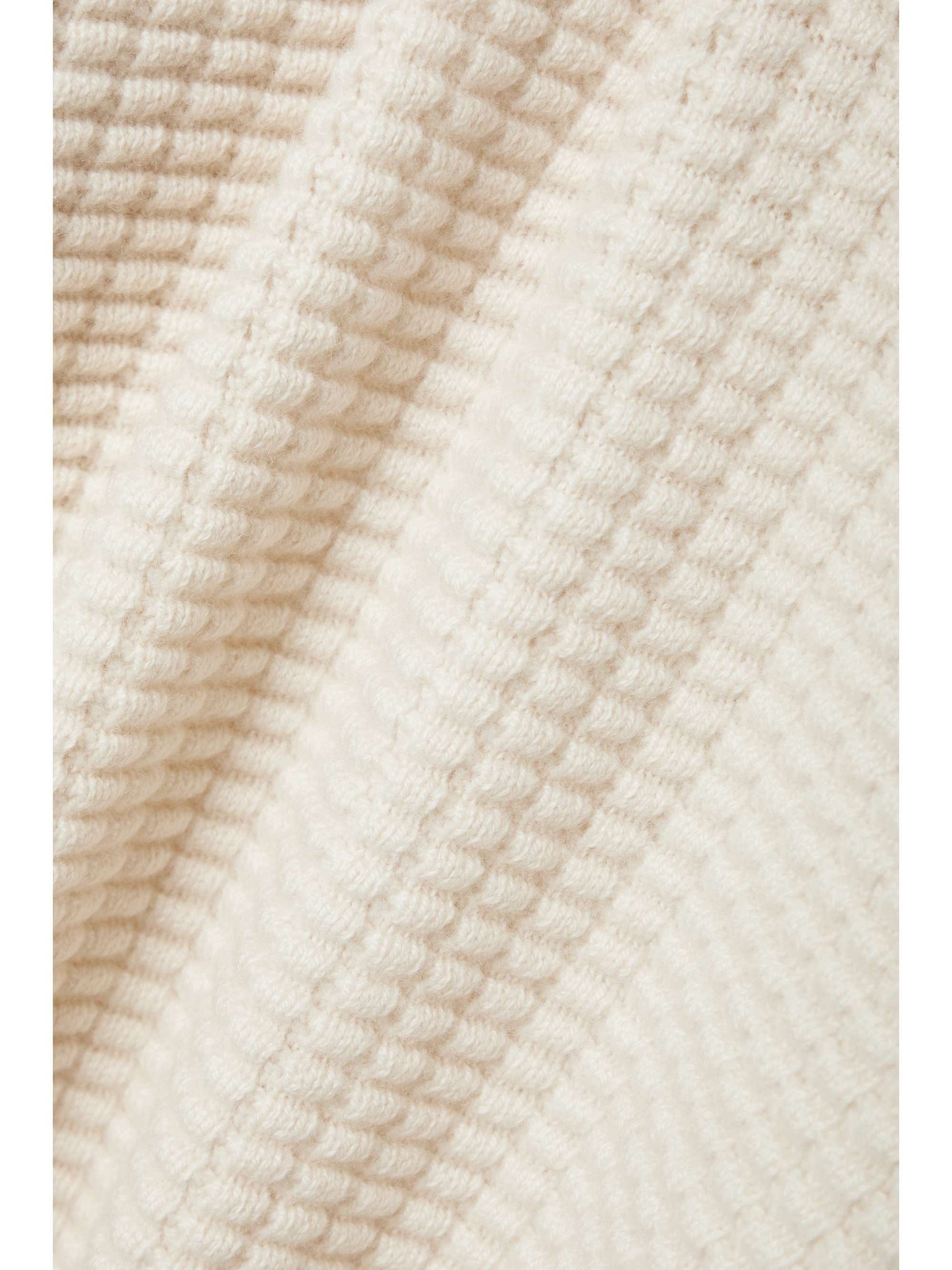 THE ELDER STATESMAN Oversized waffle-knit cashmere sweater