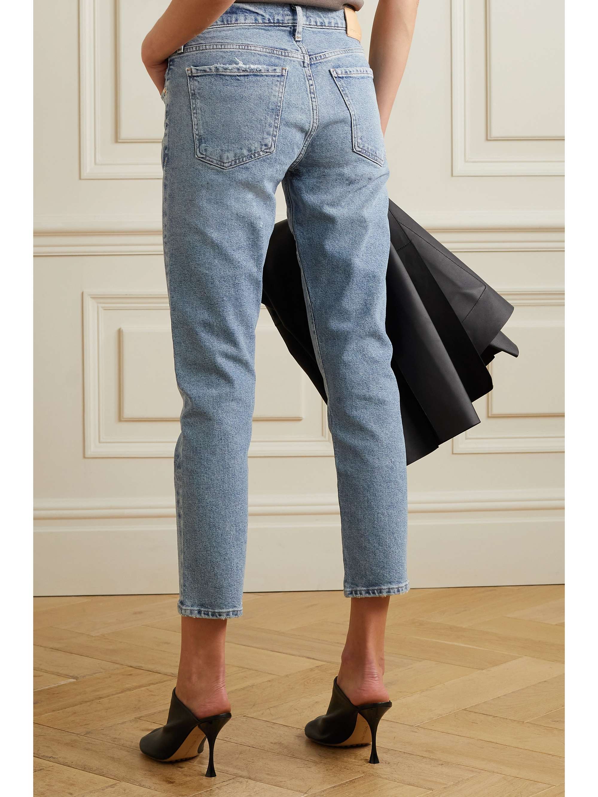 Mid denim Emerson slim boyfriend jeans 