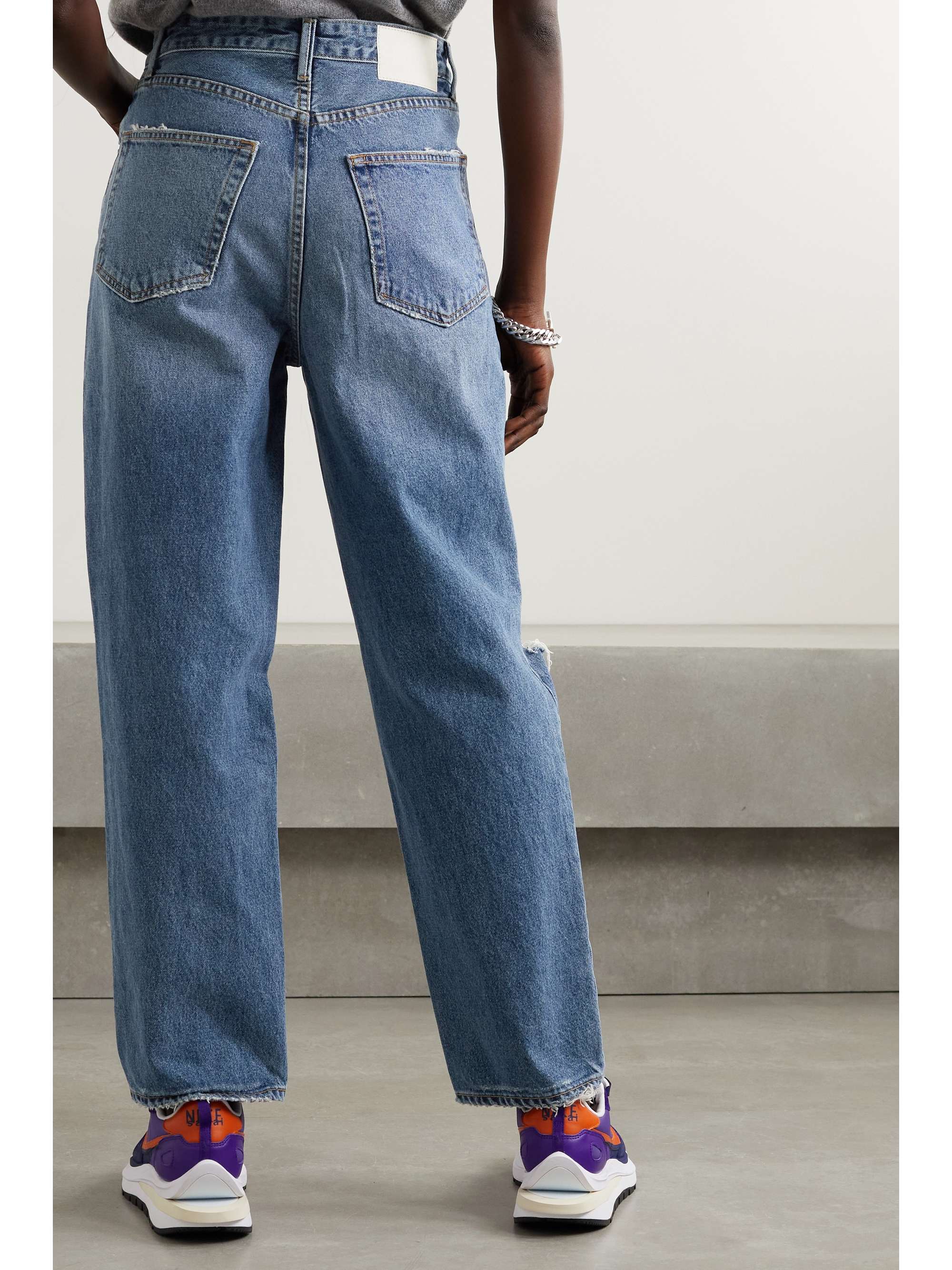 Mid denim Amanda distressed high-rise 