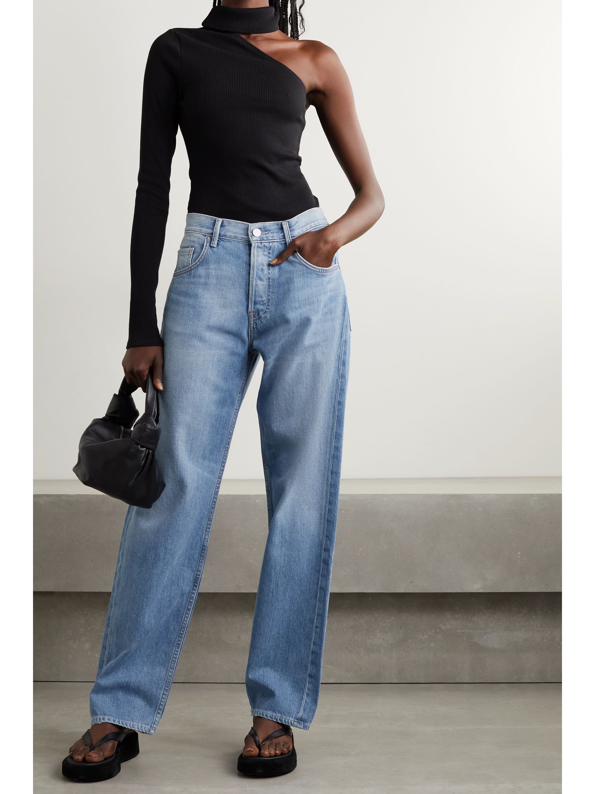 jeans low waist straight leg