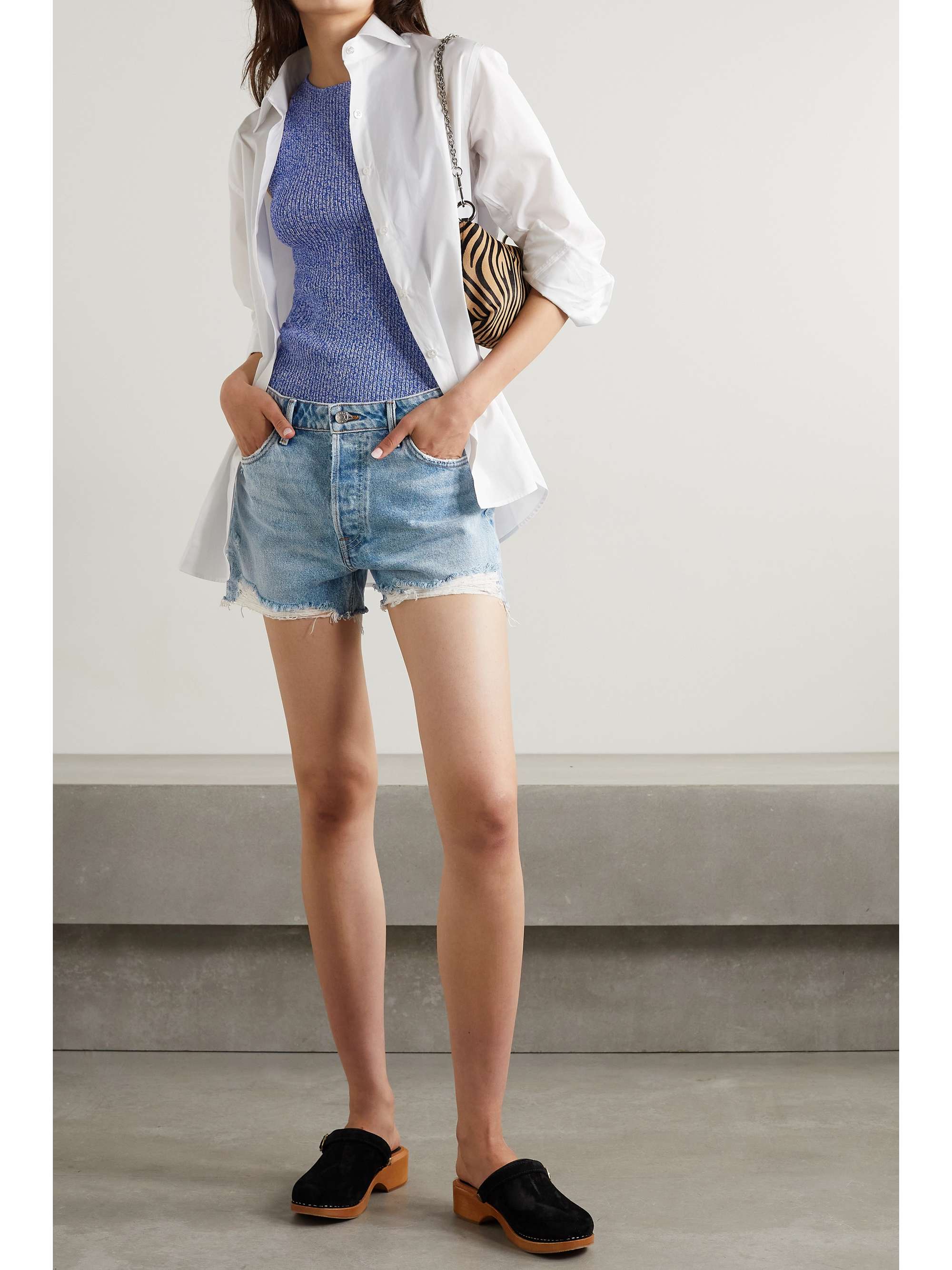 Light denim Helena distressed denim 