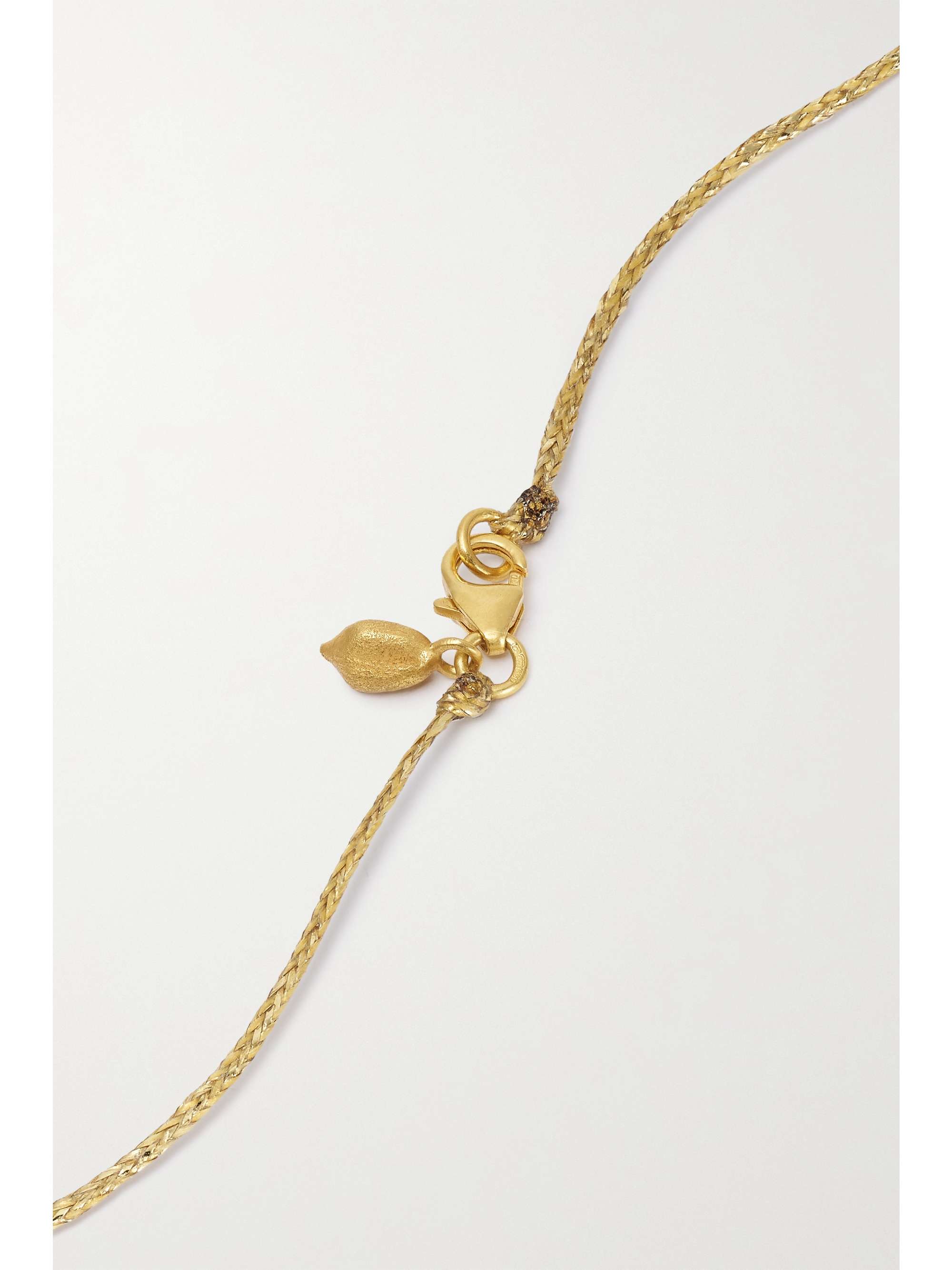 PIPPA SMALL 18-karat gold, tanzanite and tourmaline necklace
