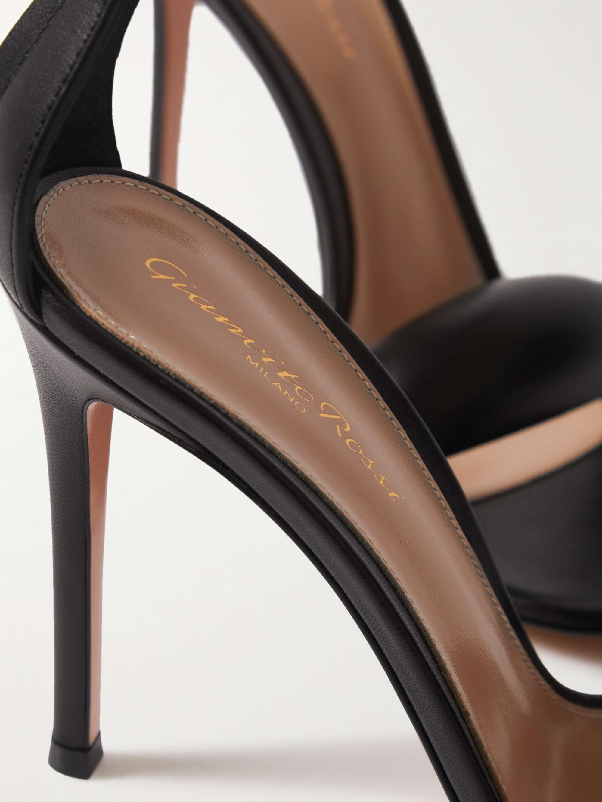 GIANVITO ROSSI BIJOUX 105 leather sandals