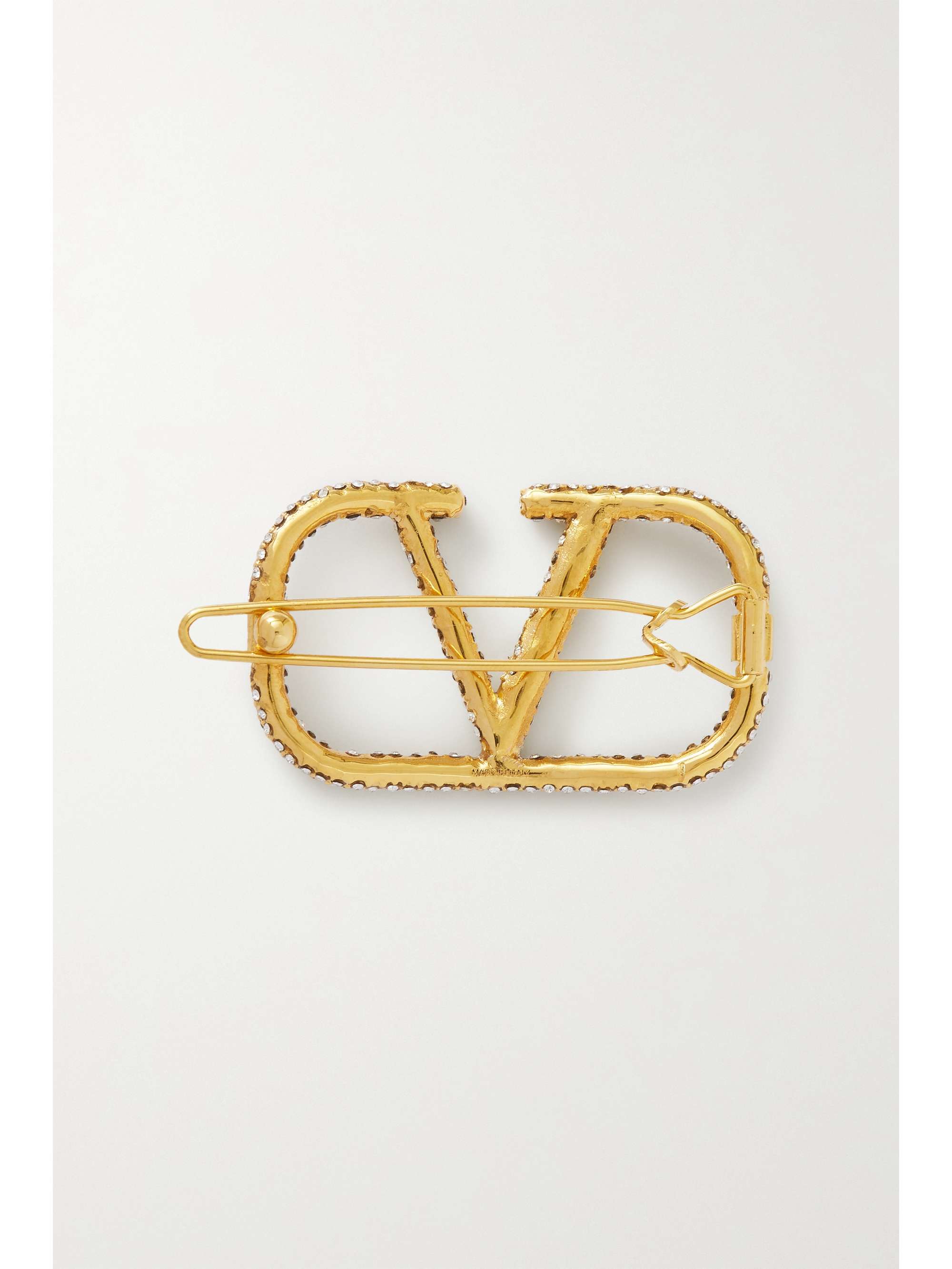 VALENTINO GARAVANI Valentino Garavani gold-tone crystal hair clip