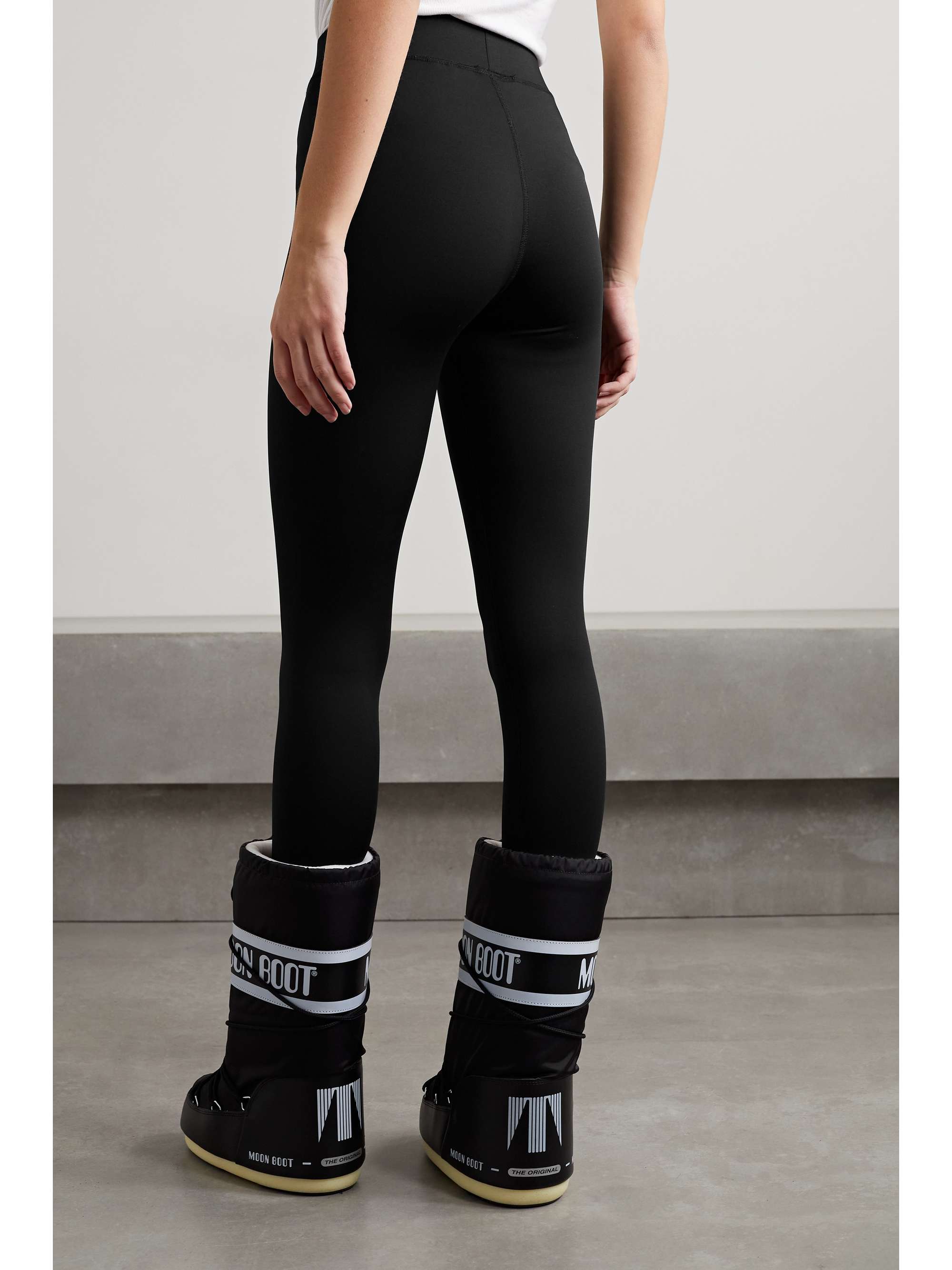 Black Stretch ski leggings | JETSET 