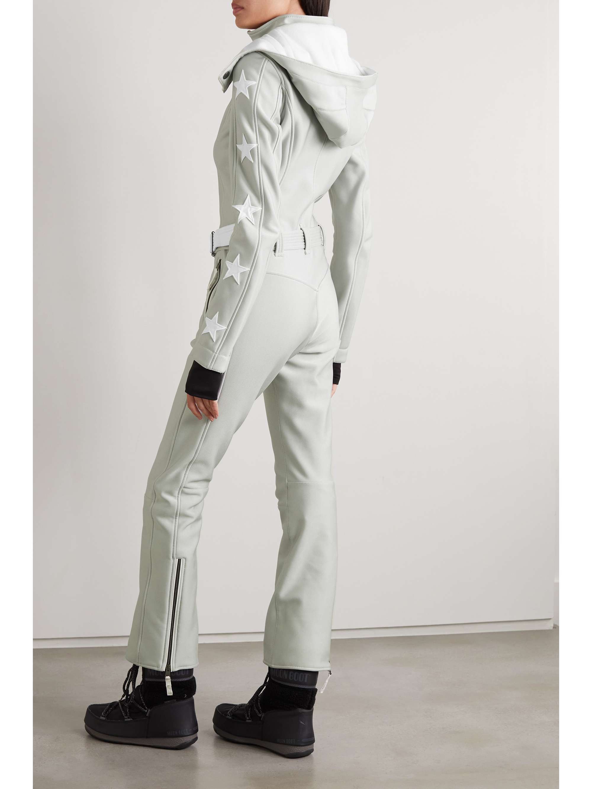 JETSET Magic Ghoster hooded animal-print ski suit