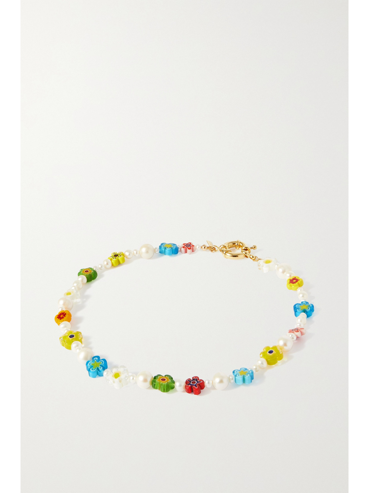 Eliou Nana Gold-tone, Pearl And Bead Necklace In Multicoloured | ModeSens
