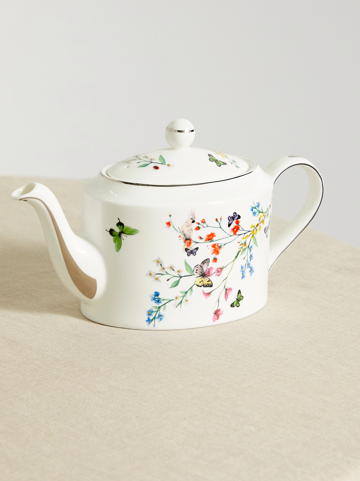 NIMEROLOGY ISABELLE'S GARDEN PARTY BONE CHINA TEAPOT