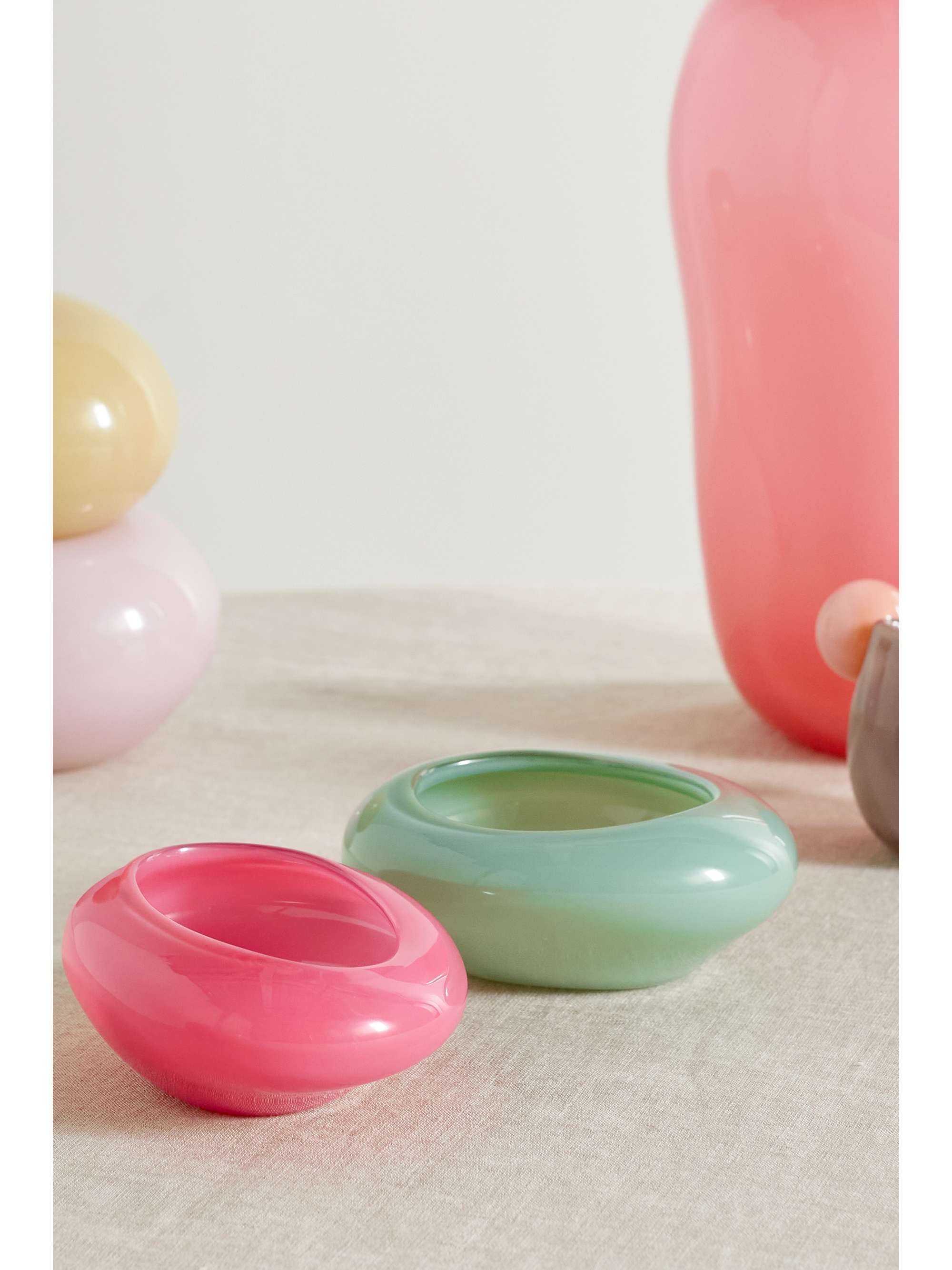 HELLE MARDAHL Lot de deux bols à condiments en verre Candy