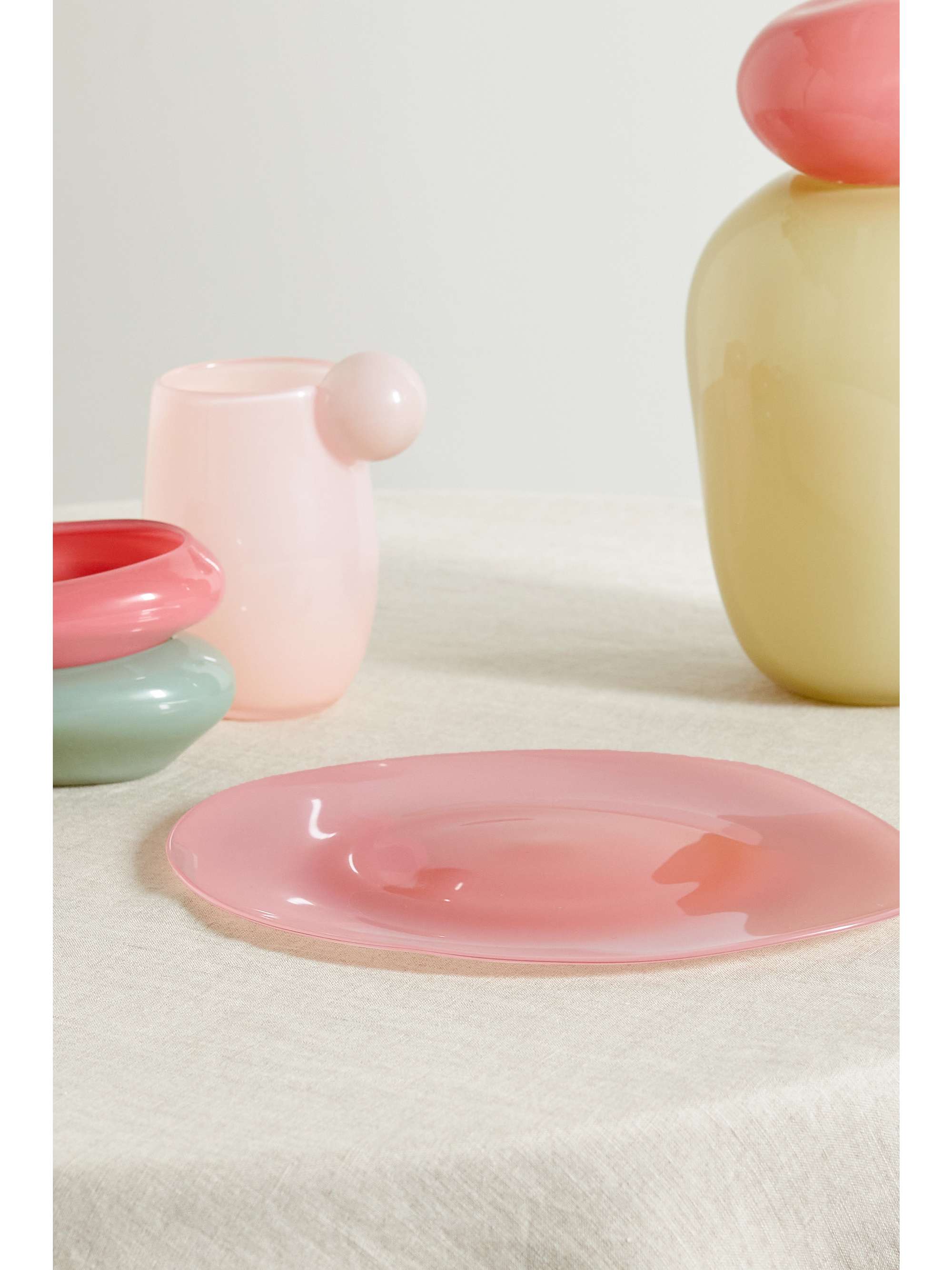 HELLE MARDAHL Assiette en verre Bon Bon