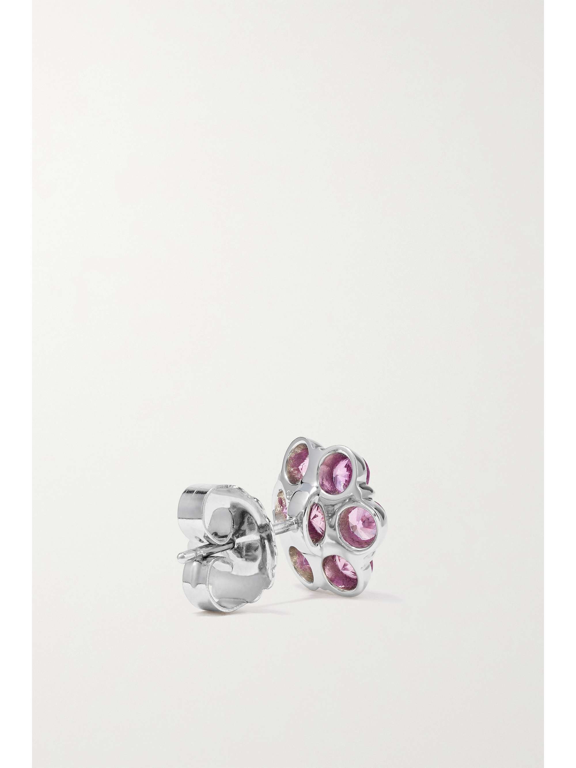 BAYCO Platinum sapphire earrings