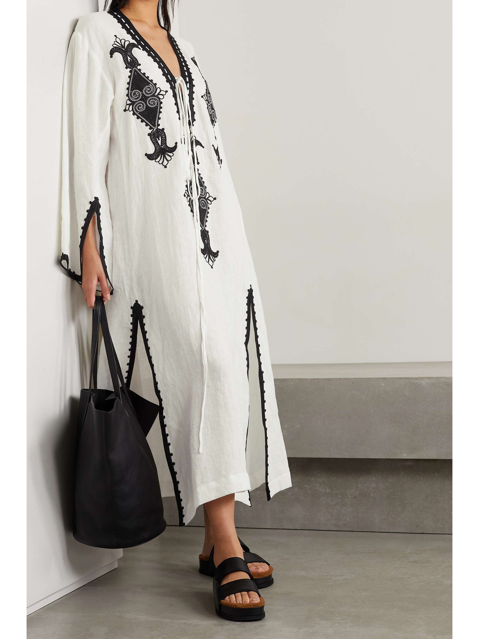linen caftan