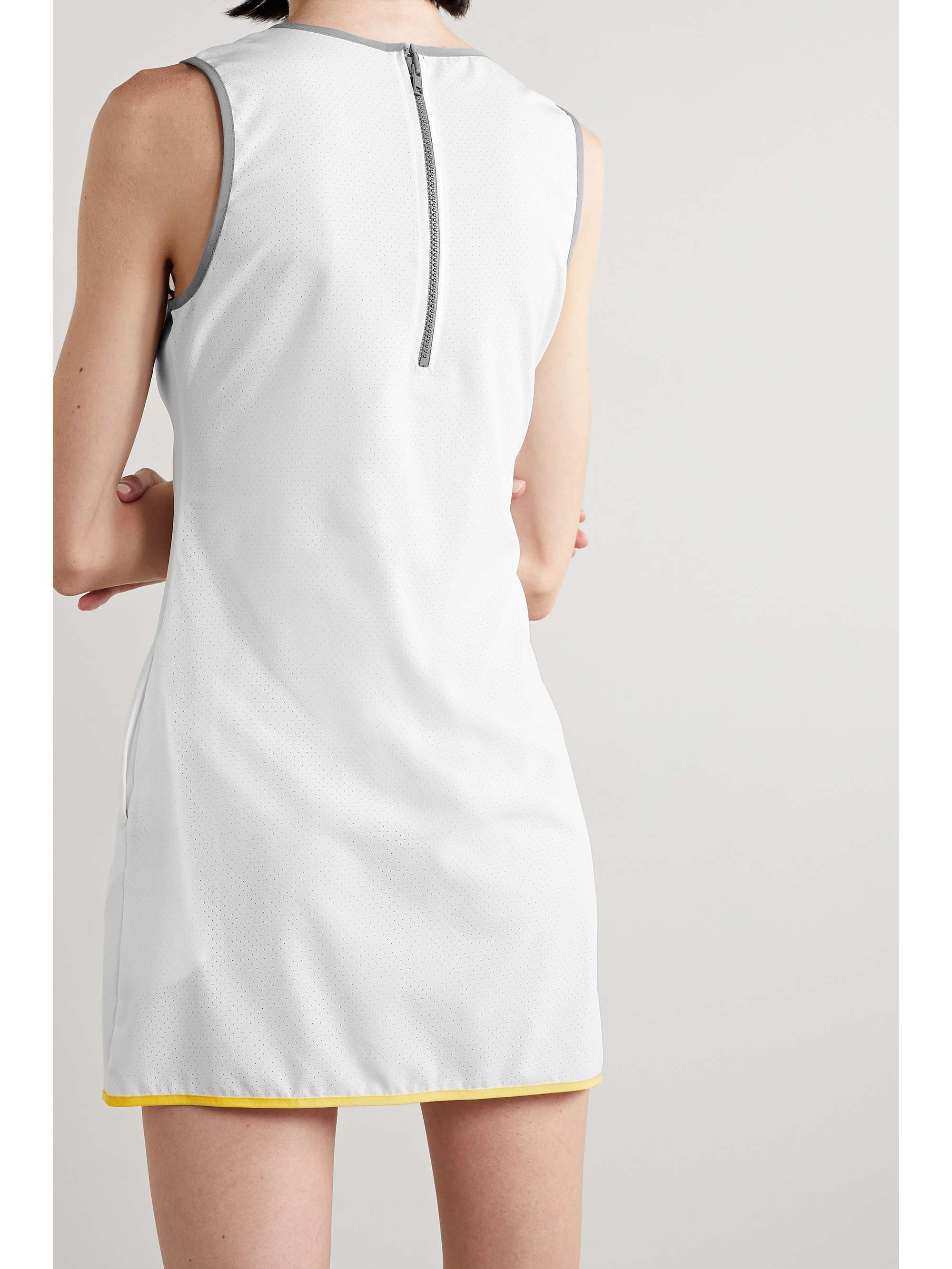 FULL COURT SPORT Perforated stretch-jersey tennis dress