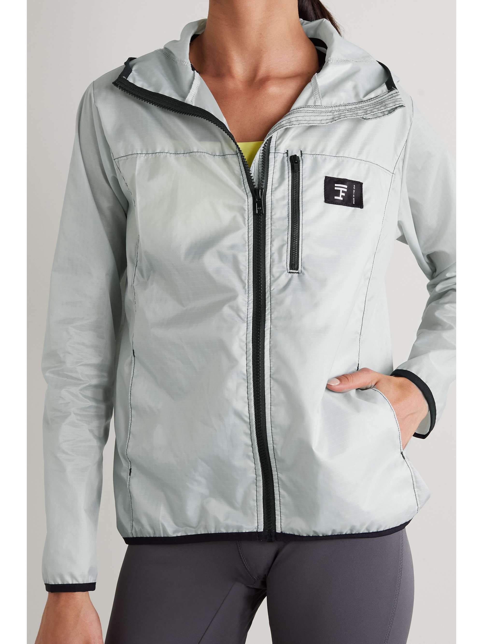 FULL COURT SPORT Hooded ripstop jacket