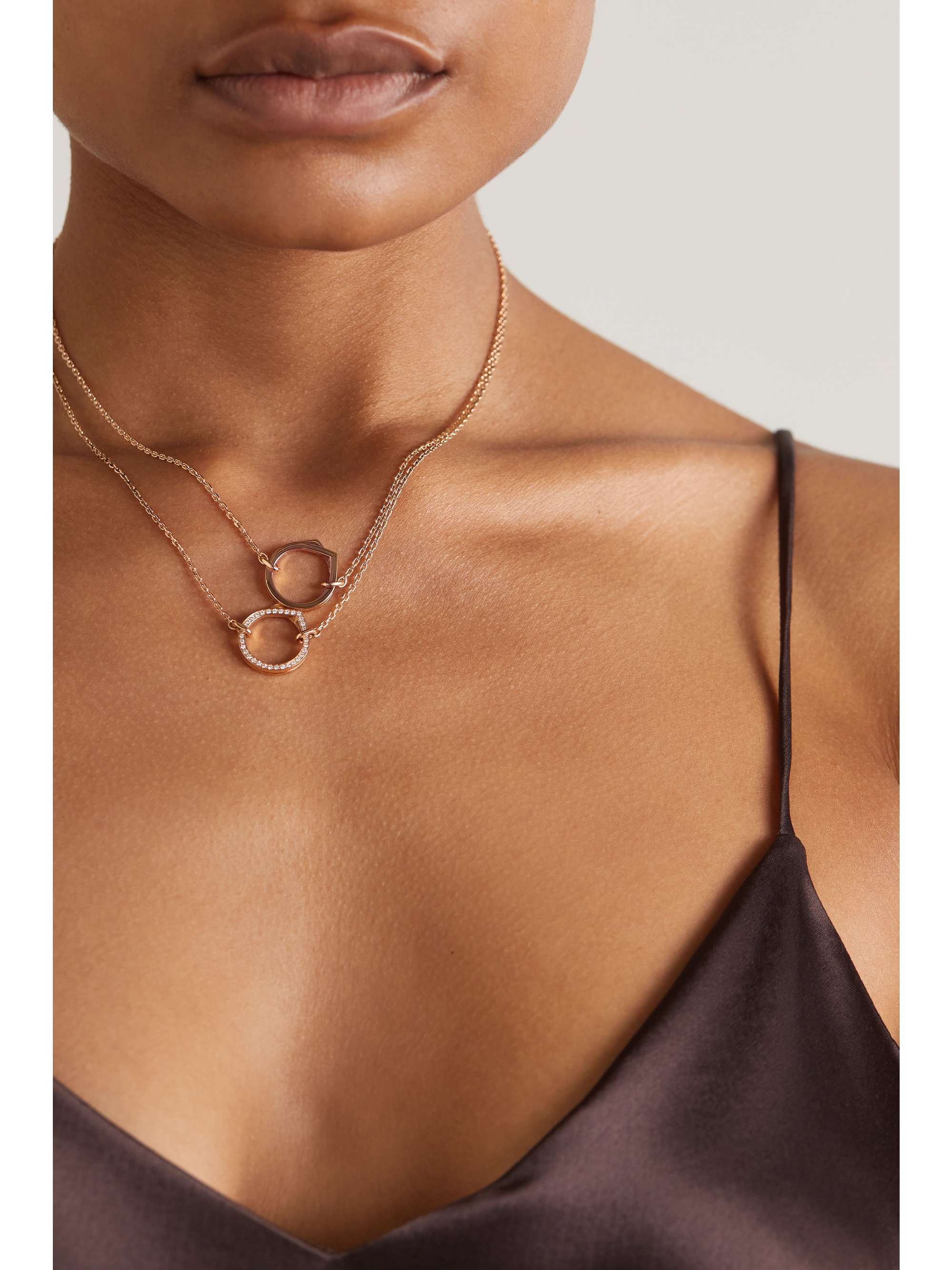 REPOSSI 18-karat rose gold necklace